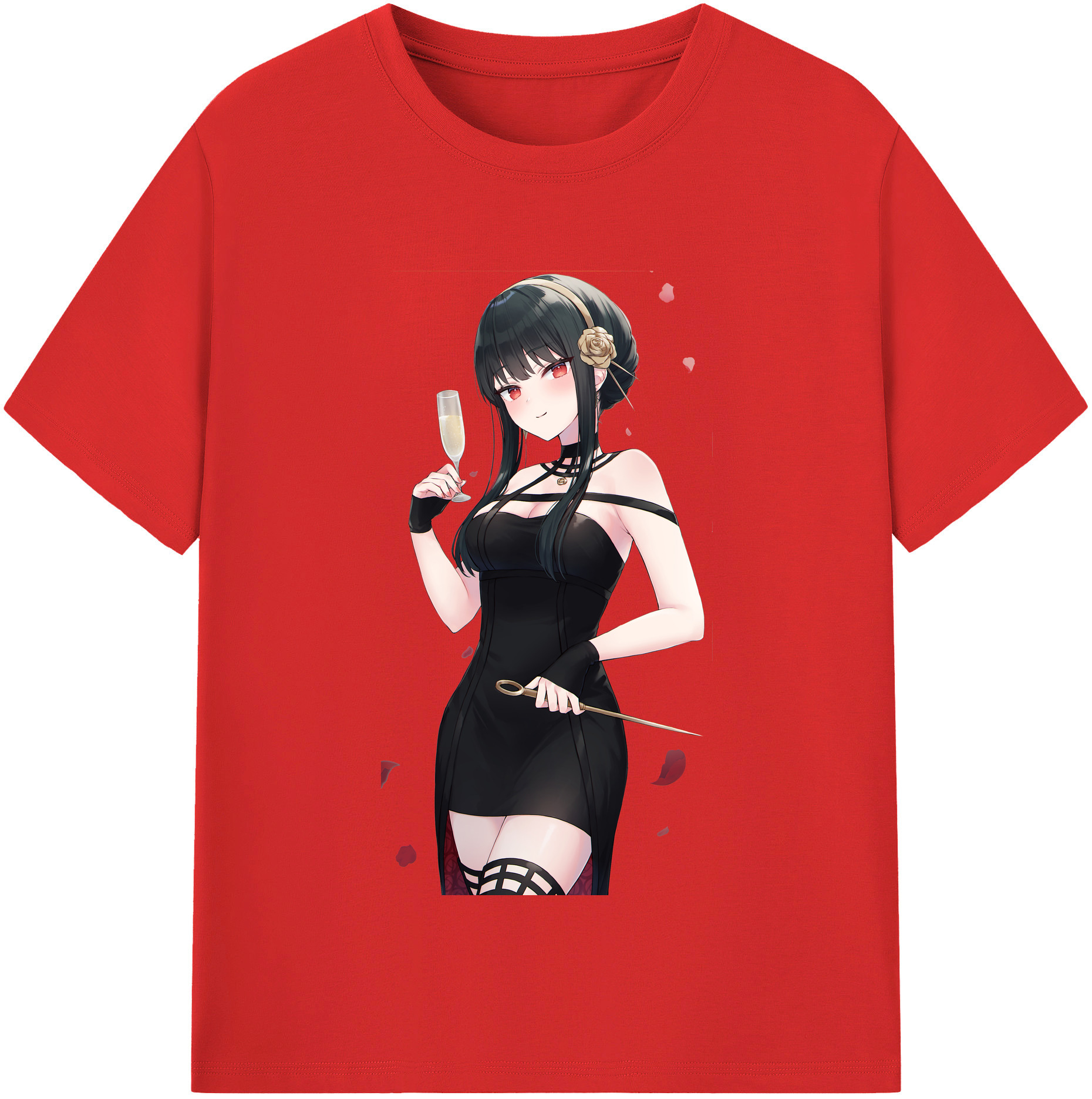 （画像用） SPY×FAMILY间谍家家酒 レディースカジュアルプリントTシャツ（綿100％）