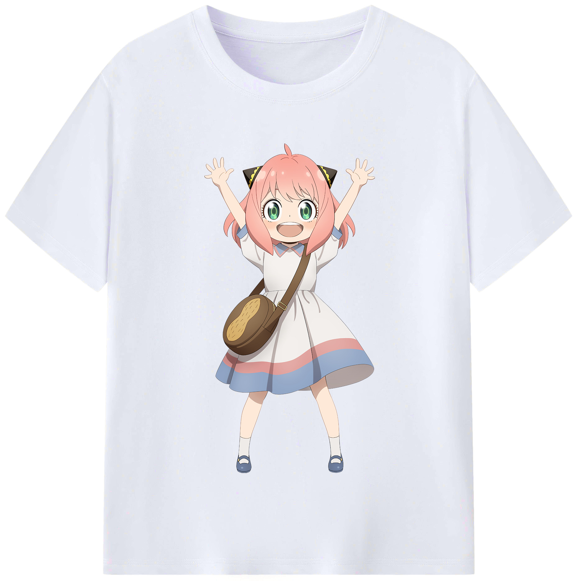 （画像用） SPY×FAMILY间谍家家酒 レディースカジュアルプリントTシャツ（綿100％）