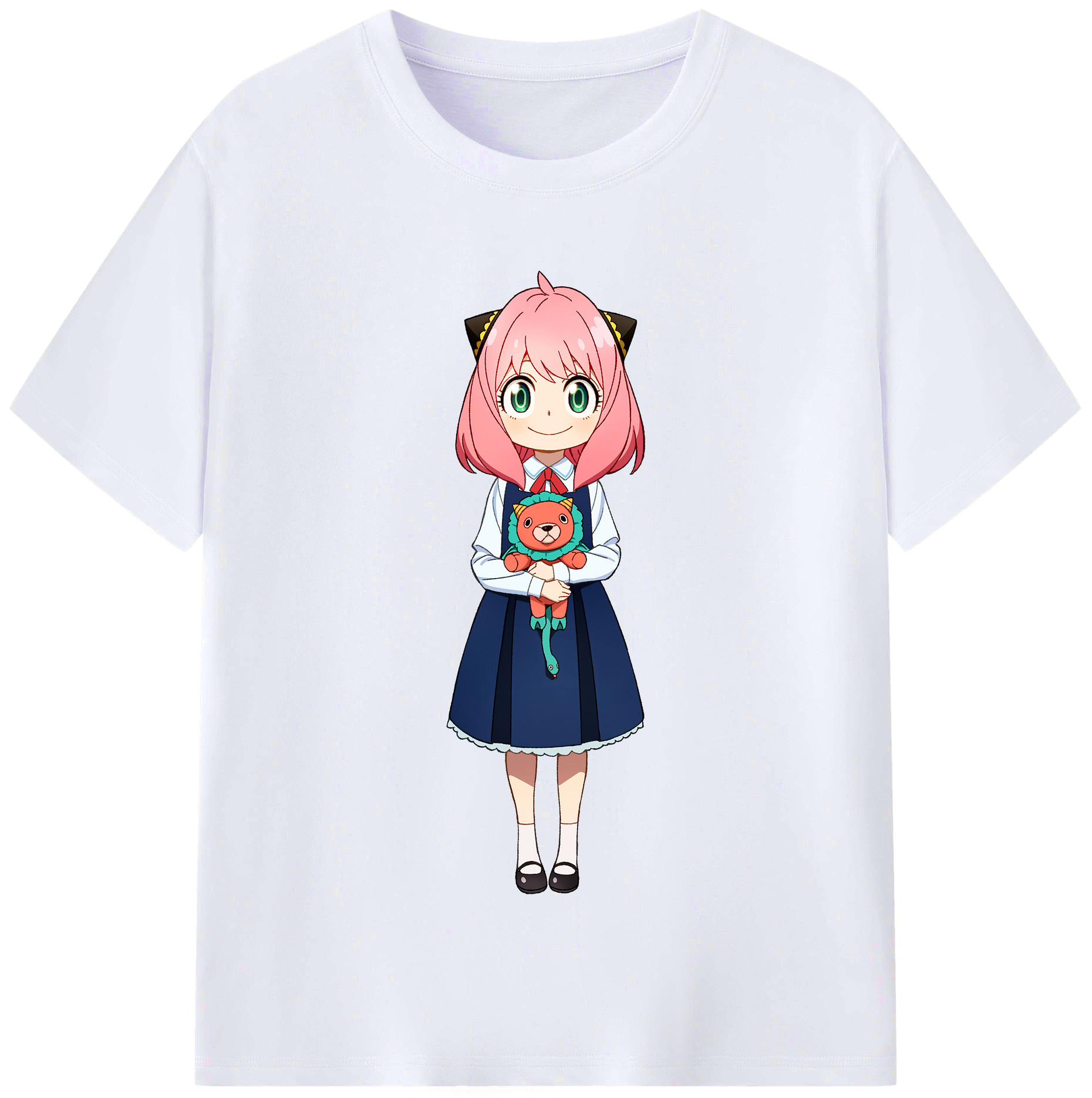 （画像用） SPY×FAMILY间谍家家酒 レディースカジュアルプリントTシャツ（綿100％）