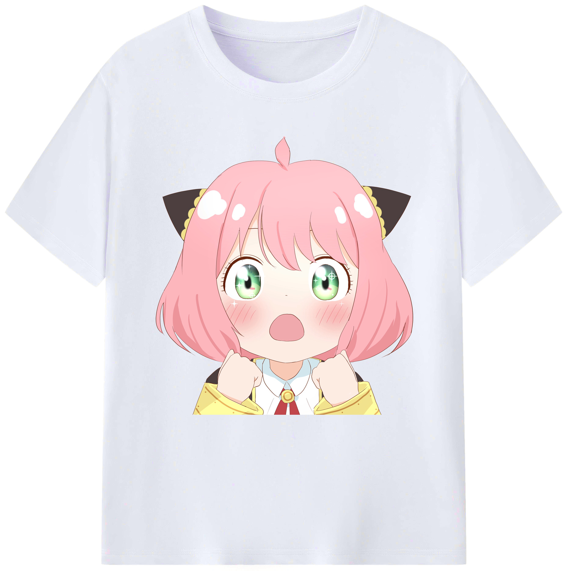 （画像用） SPY×FAMILY间谍家家酒 レディースカジュアルプリントTシャツ（綿100％）