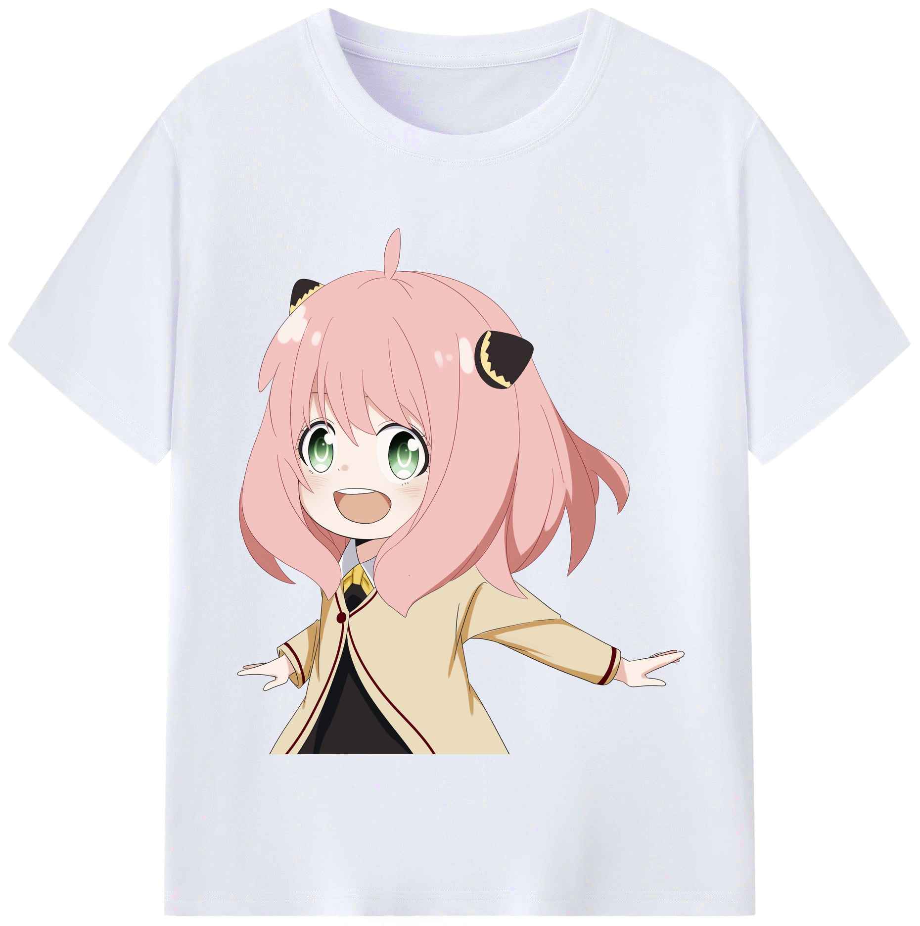（画像用） SPY×FAMILY间谍家家酒 レディースカジュアルプリントTシャツ（綿100％）