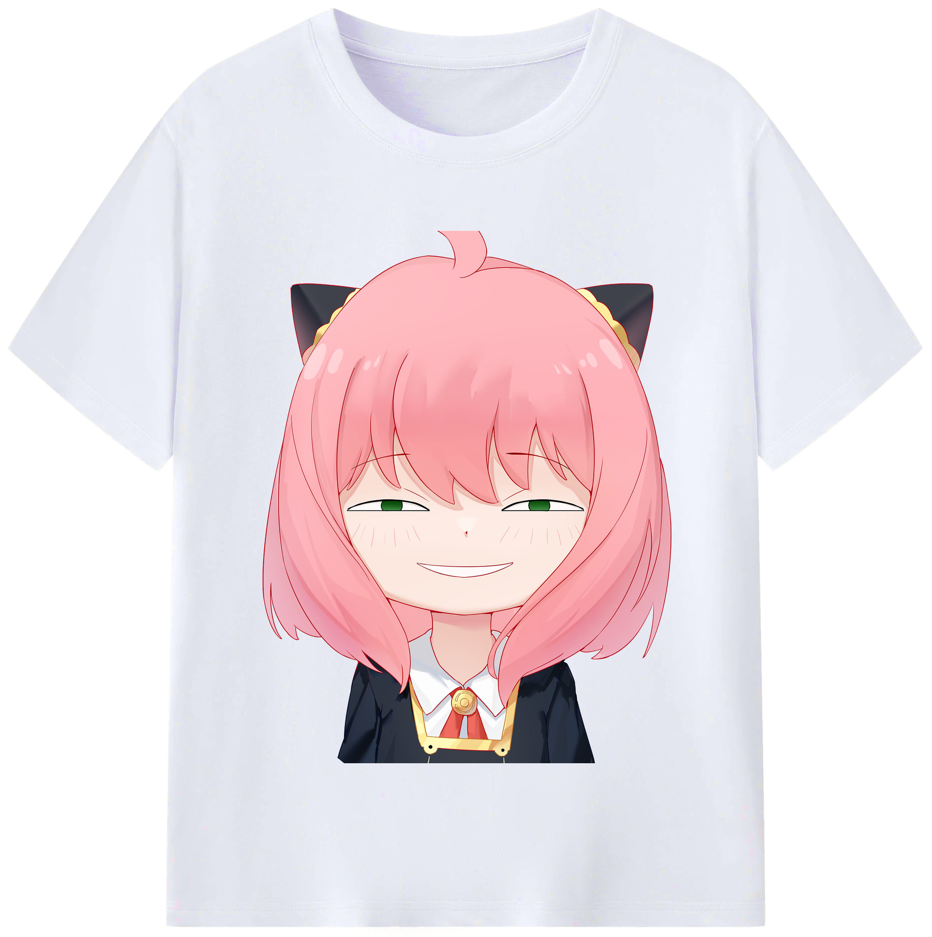 （画像用） SPY×FAMILY间谍家家酒 レディースカジュアルプリントTシャツ（綿100％）