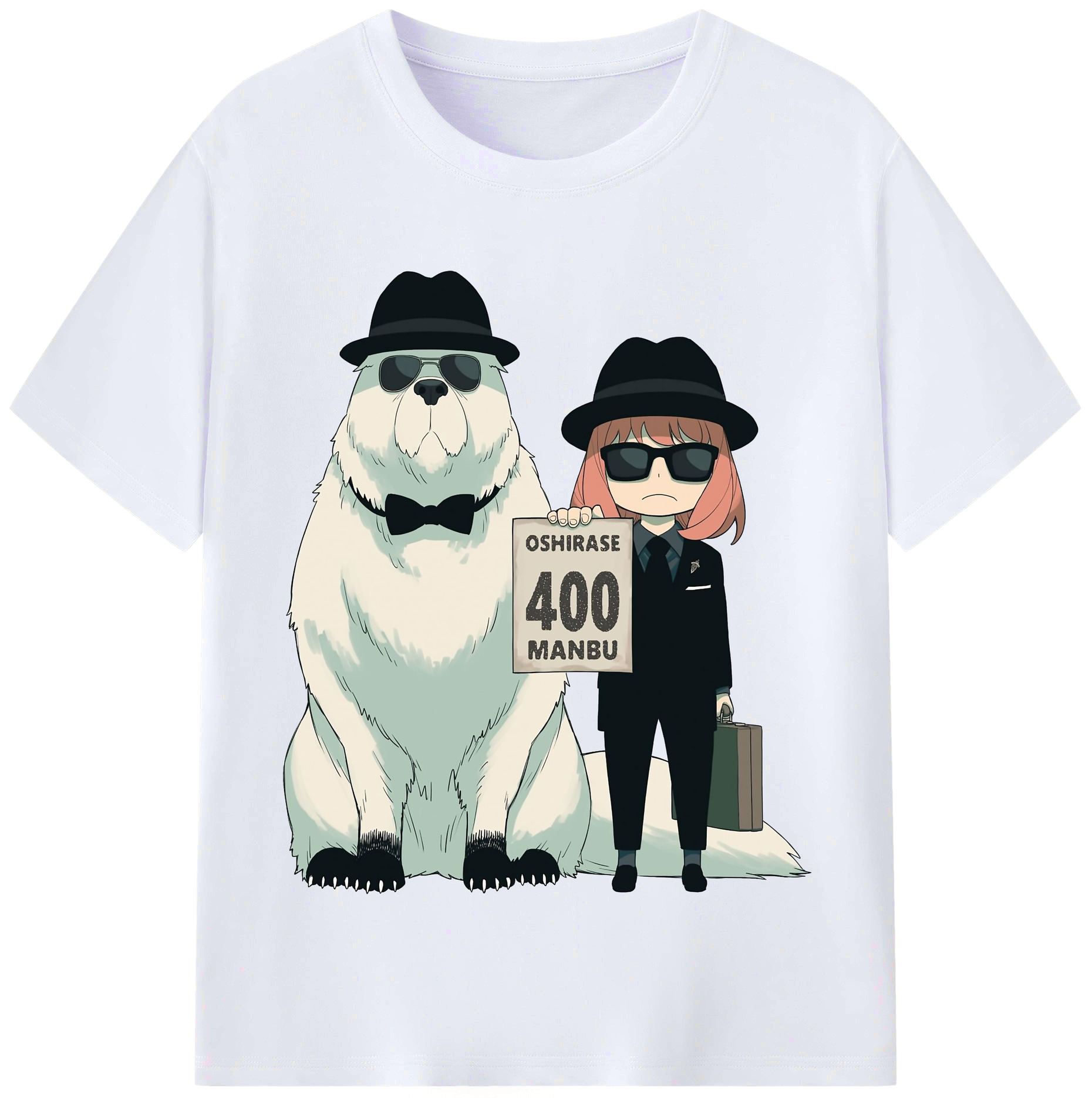 （画像用） SPY×FAMILY间谍家家酒 レディースカジュアルプリントTシャツ（綿100％）