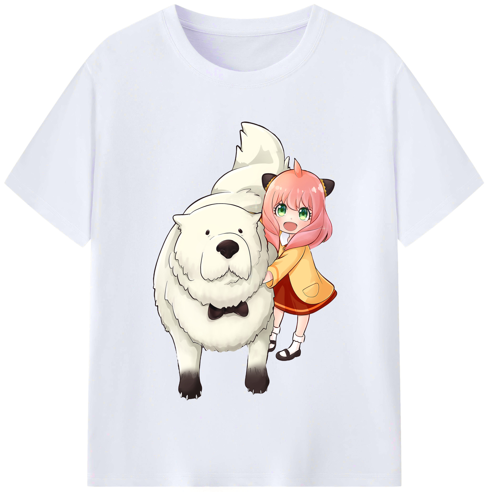 （画像用） SPY×FAMILY间谍家家酒 レディースカジュアルプリントTシャツ（綿100％）