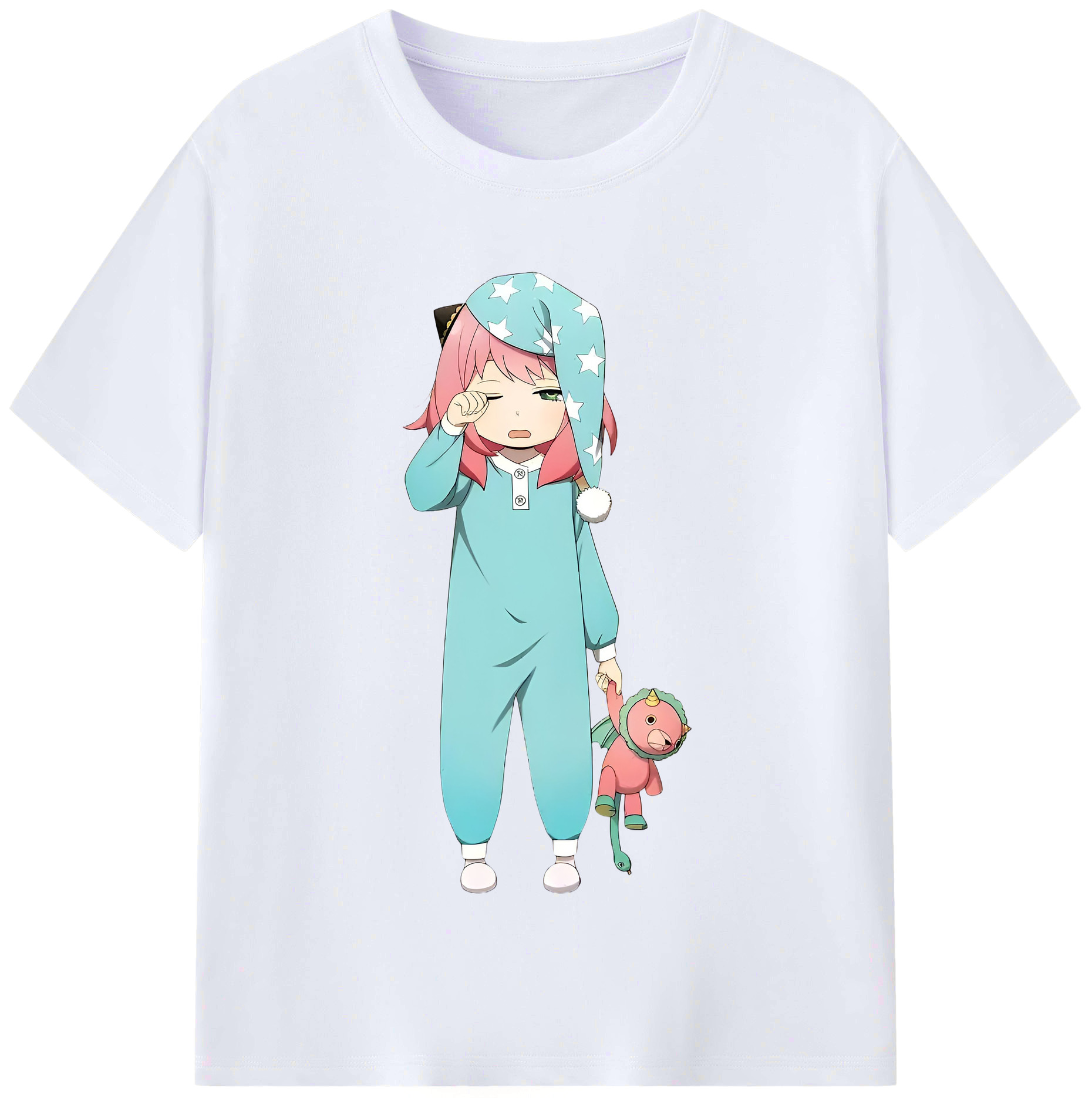 （画像用） SPY×FAMILY间谍家家酒 レディースカジュアルプリントTシャツ（綿100％）