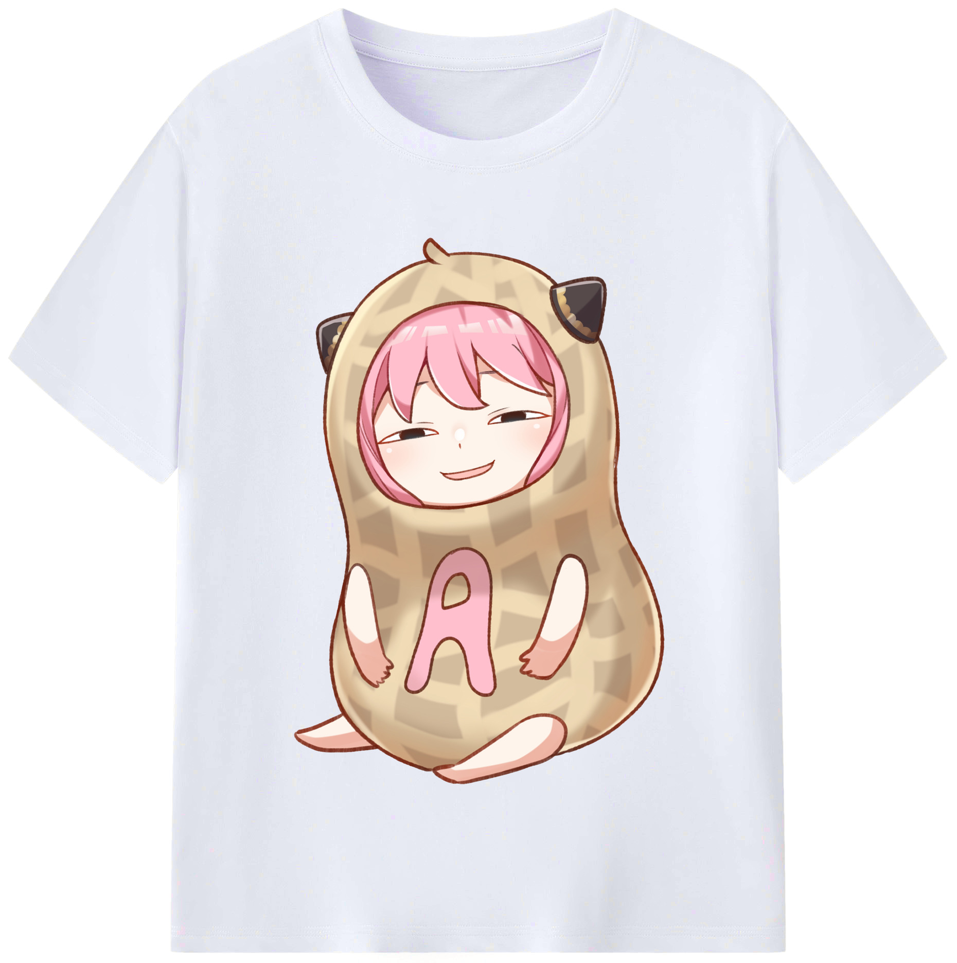 （画像用） SPY×FAMILY间谍家家酒 レディースカジュアルプリントTシャツ（綿100％）