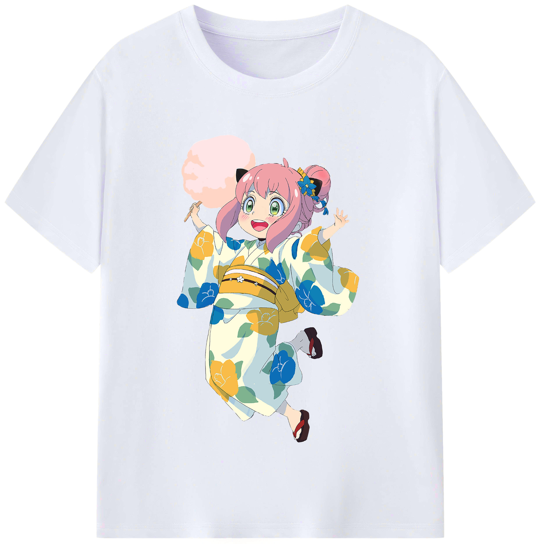 （画像用） SPY×FAMILY间谍家家酒 レディースカジュアルプリントTシャツ（綿100％）