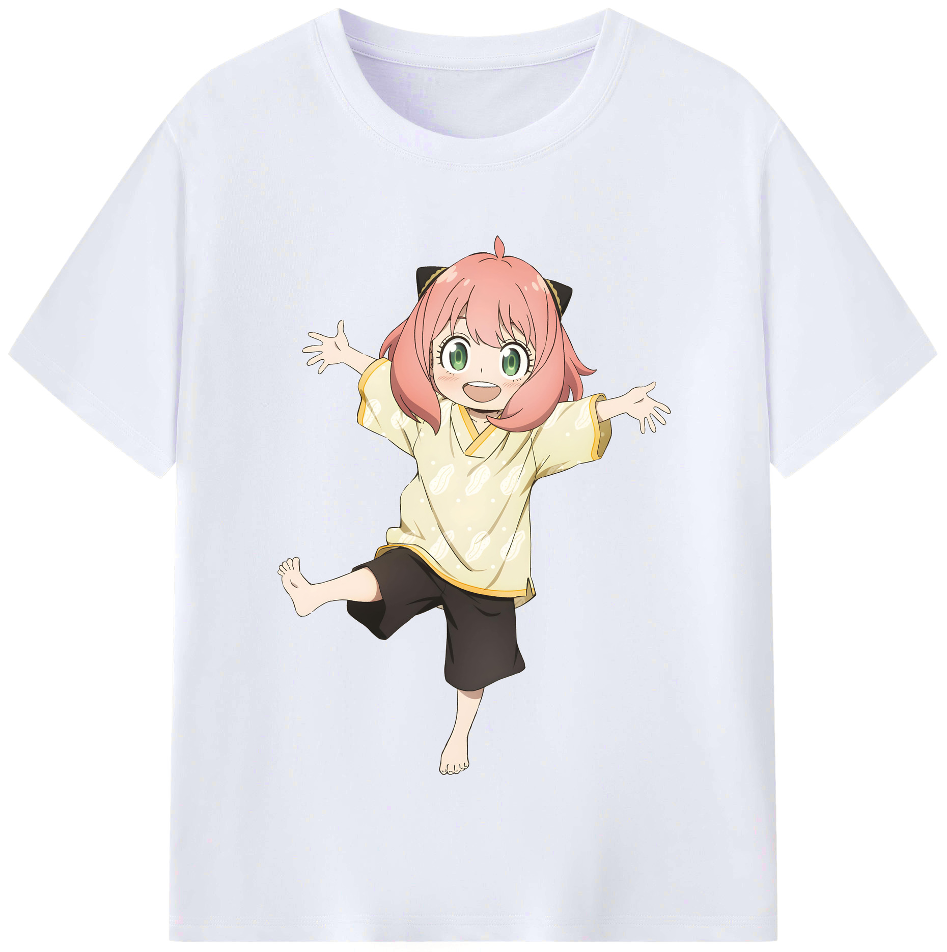 （画像用） SPY×FAMILY间谍家家酒 レディースカジュアルプリントTシャツ（綿100％）