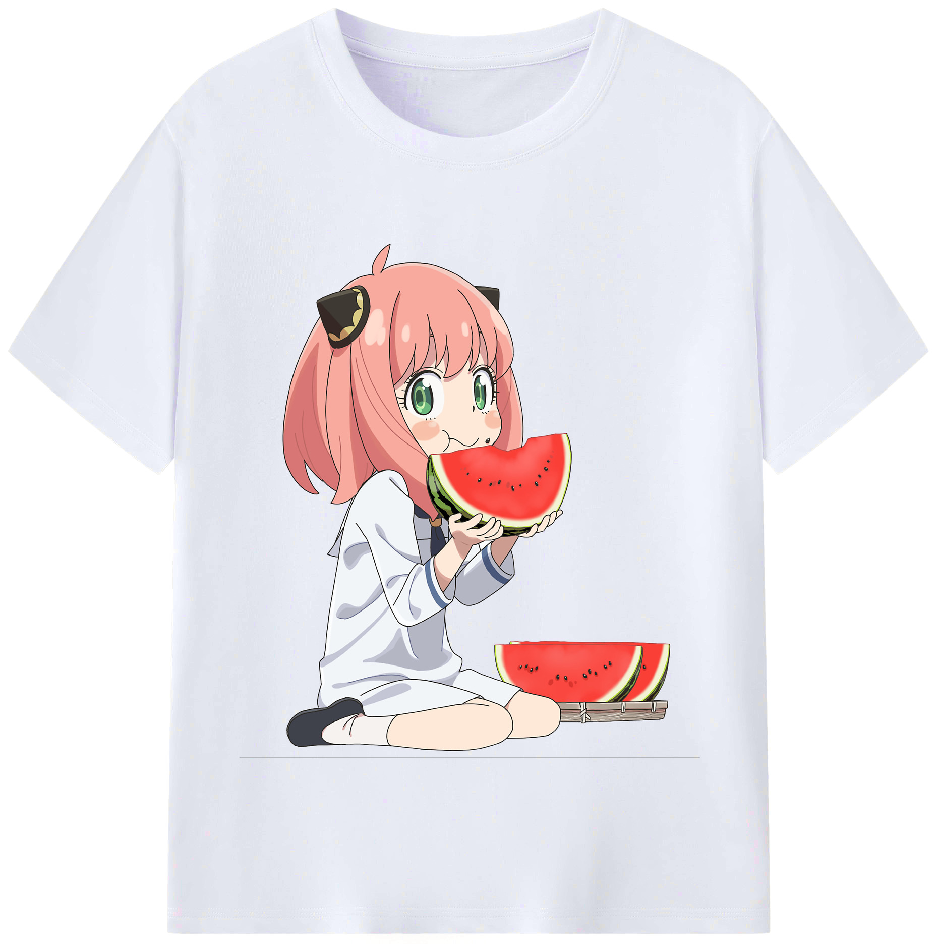 （画像用） SPY×FAMILY间谍家家酒 レディースカジュアルプリントTシャツ（綿100％）