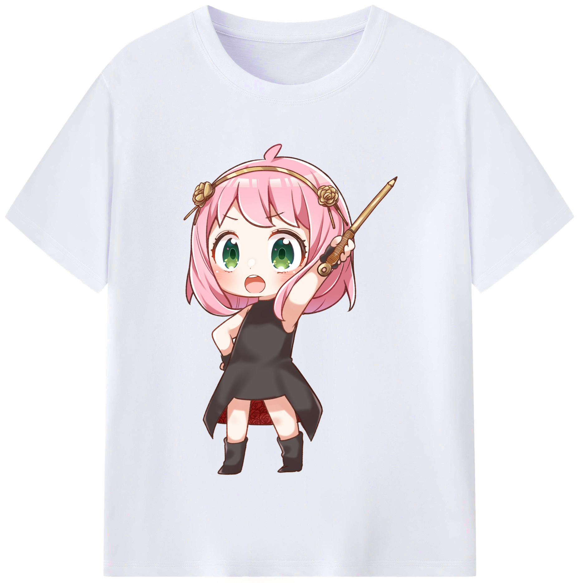 （画像用） SPY×FAMILY间谍家家酒 レディースカジュアルプリントTシャツ（綿100％）