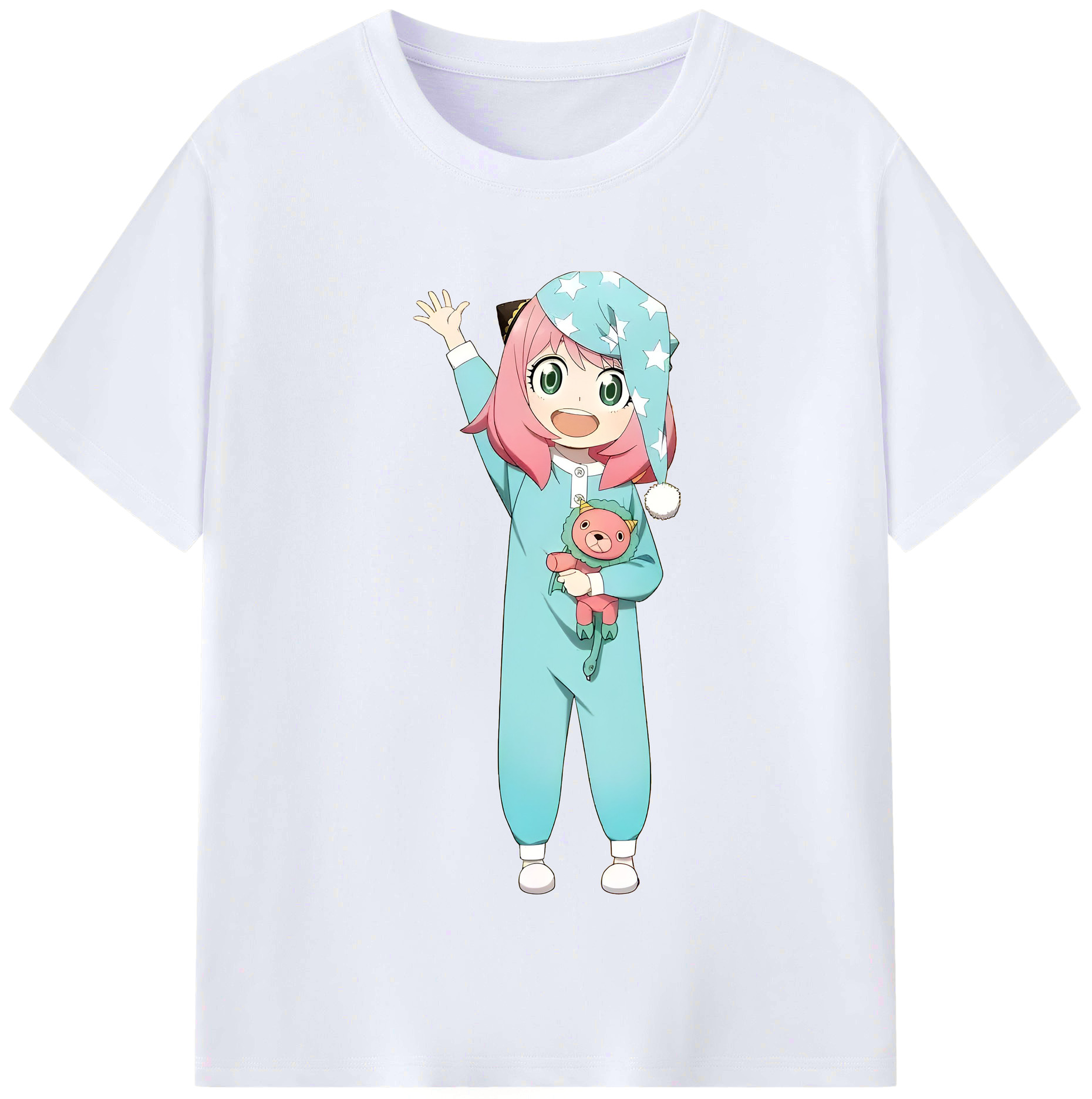 （画像用） SPY×FAMILY间谍家家酒 レディースカジュアルプリントTシャツ（綿100％）