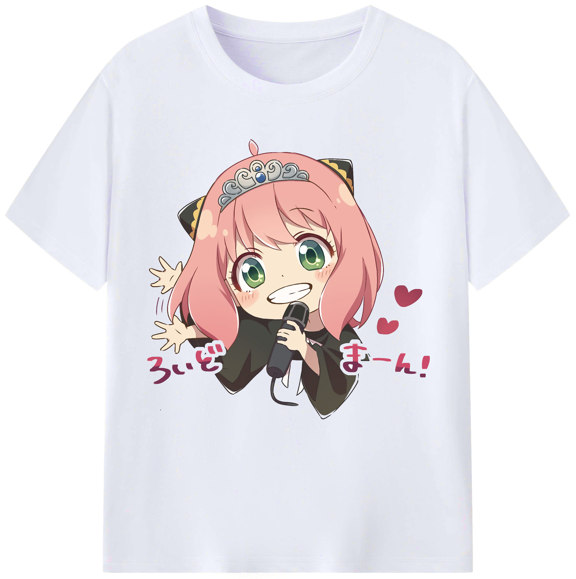 （画像用） SPY×FAMILY间谍家家酒 レディースカジュアルプリントTシャツ（綿100％）