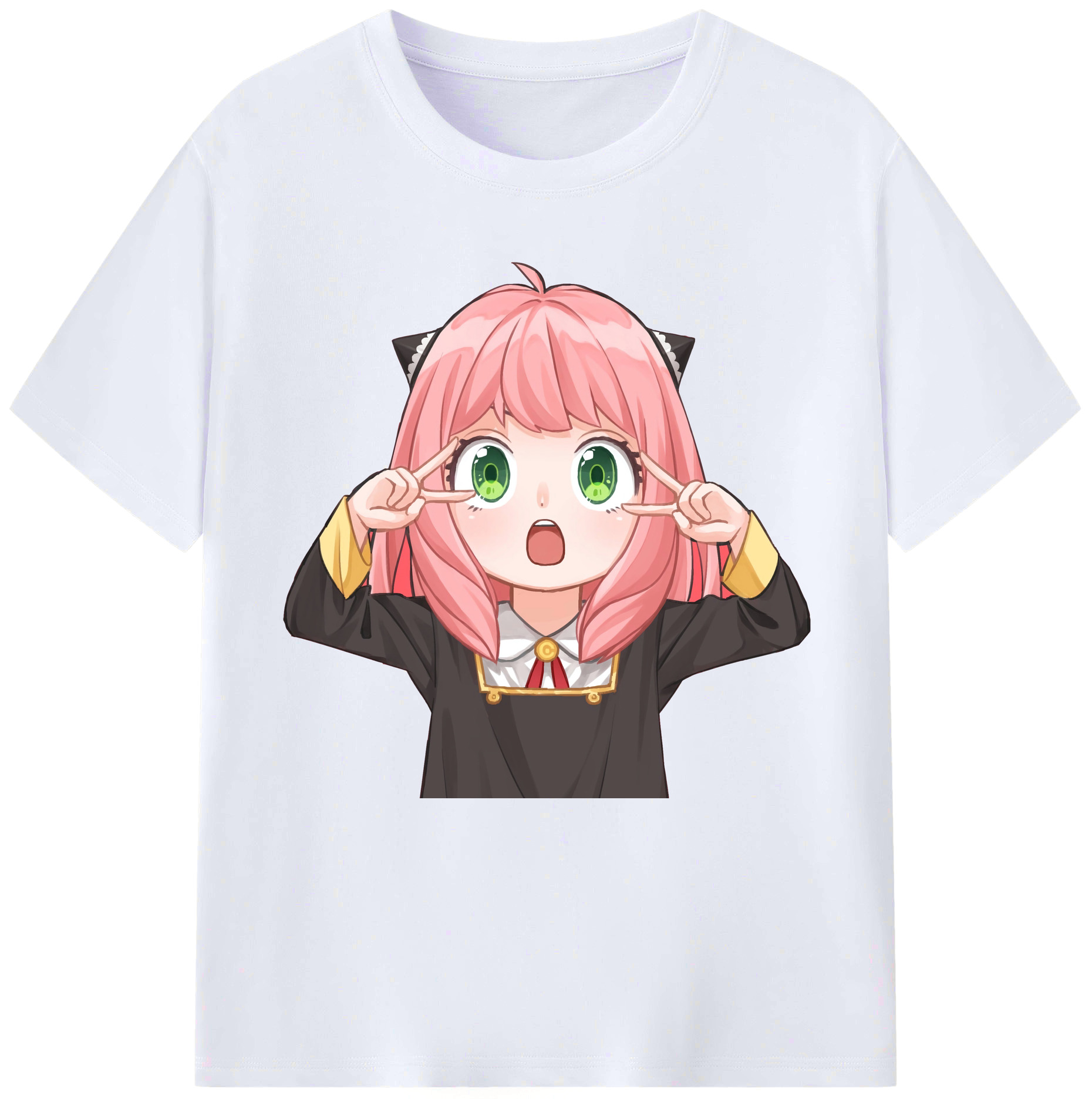 （画像用） SPY×FAMILY间谍家家酒 レディースカジュアルプリントTシャツ（綿100％）