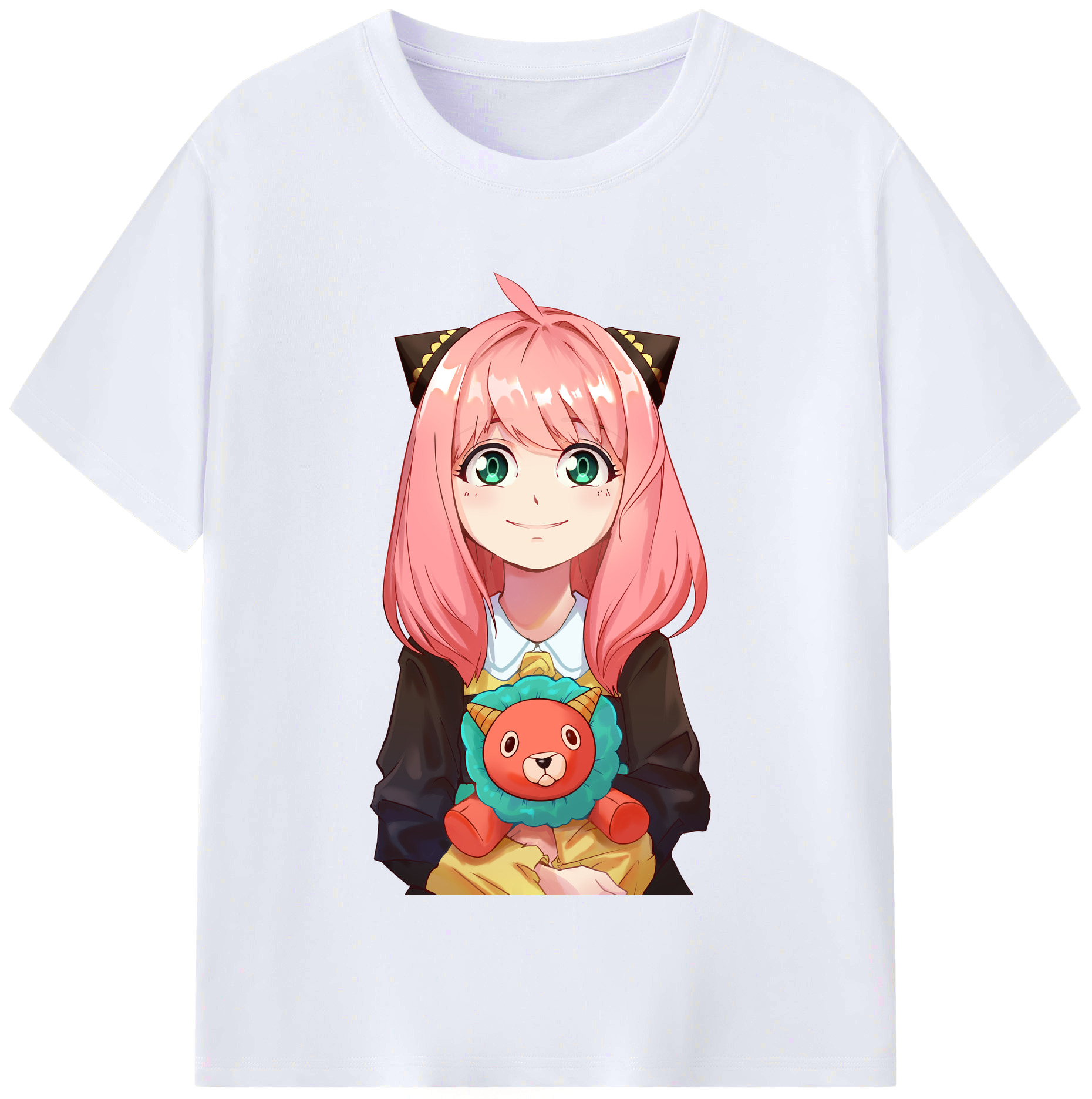 （画像用） SPY×FAMILY间谍家家酒 レディースカジュアルプリントTシャツ（綿100％）