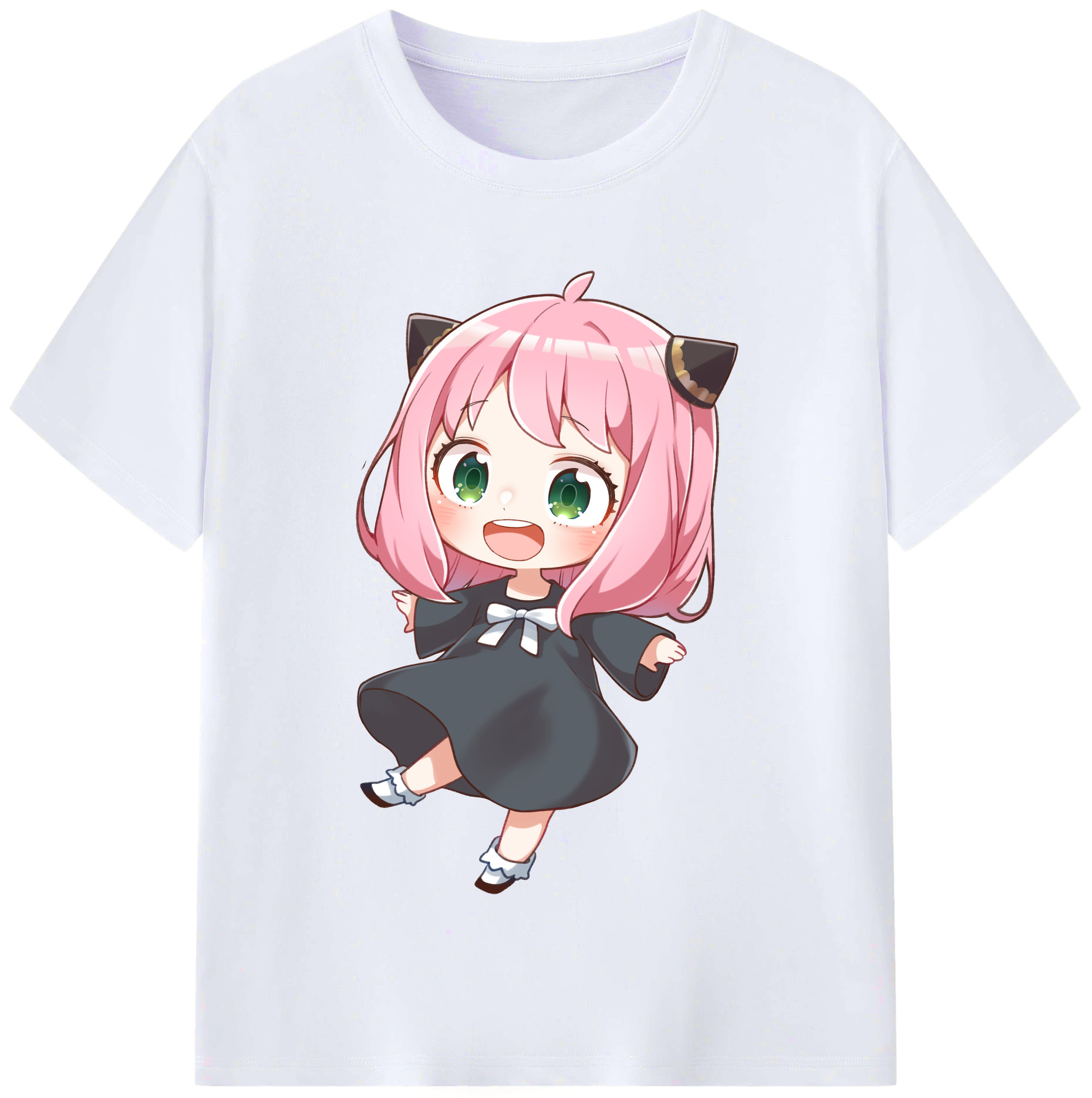 （画像用） SPY×FAMILY间谍家家酒 レディースカジュアルプリントTシャツ（綿100％）