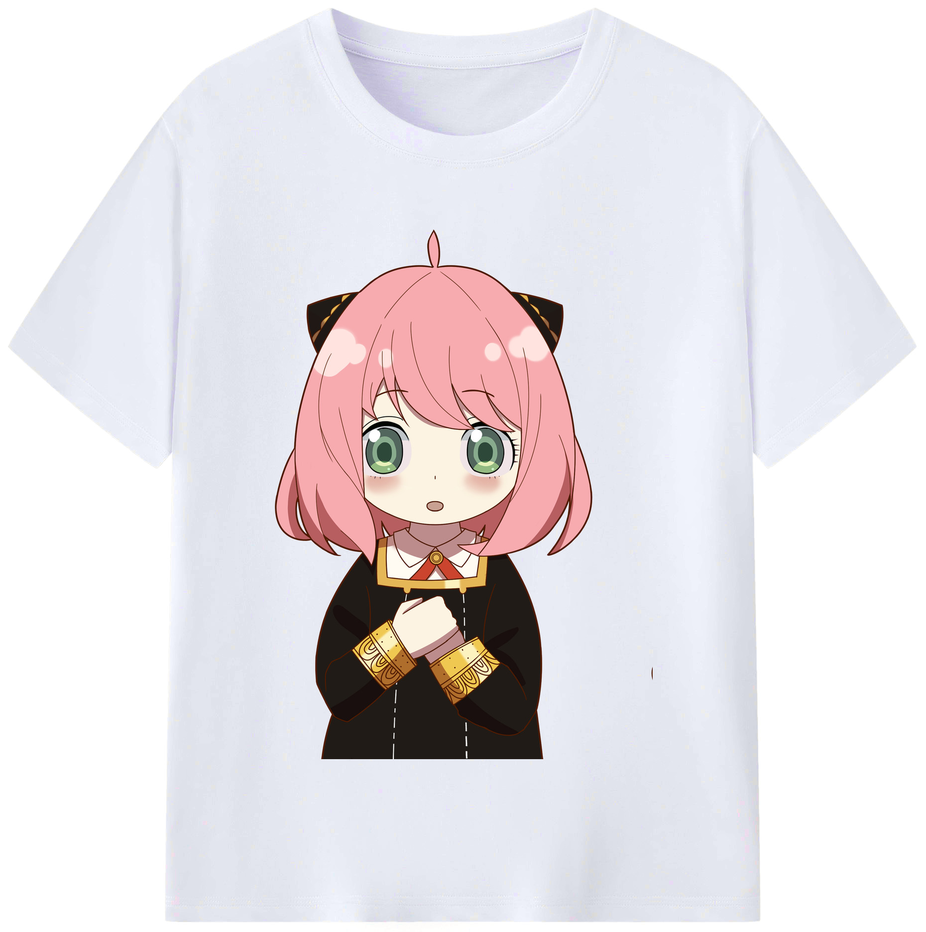 （画像用） SPY×FAMILY间谍家家酒 レディースカジュアルプリントTシャツ（綿100％）