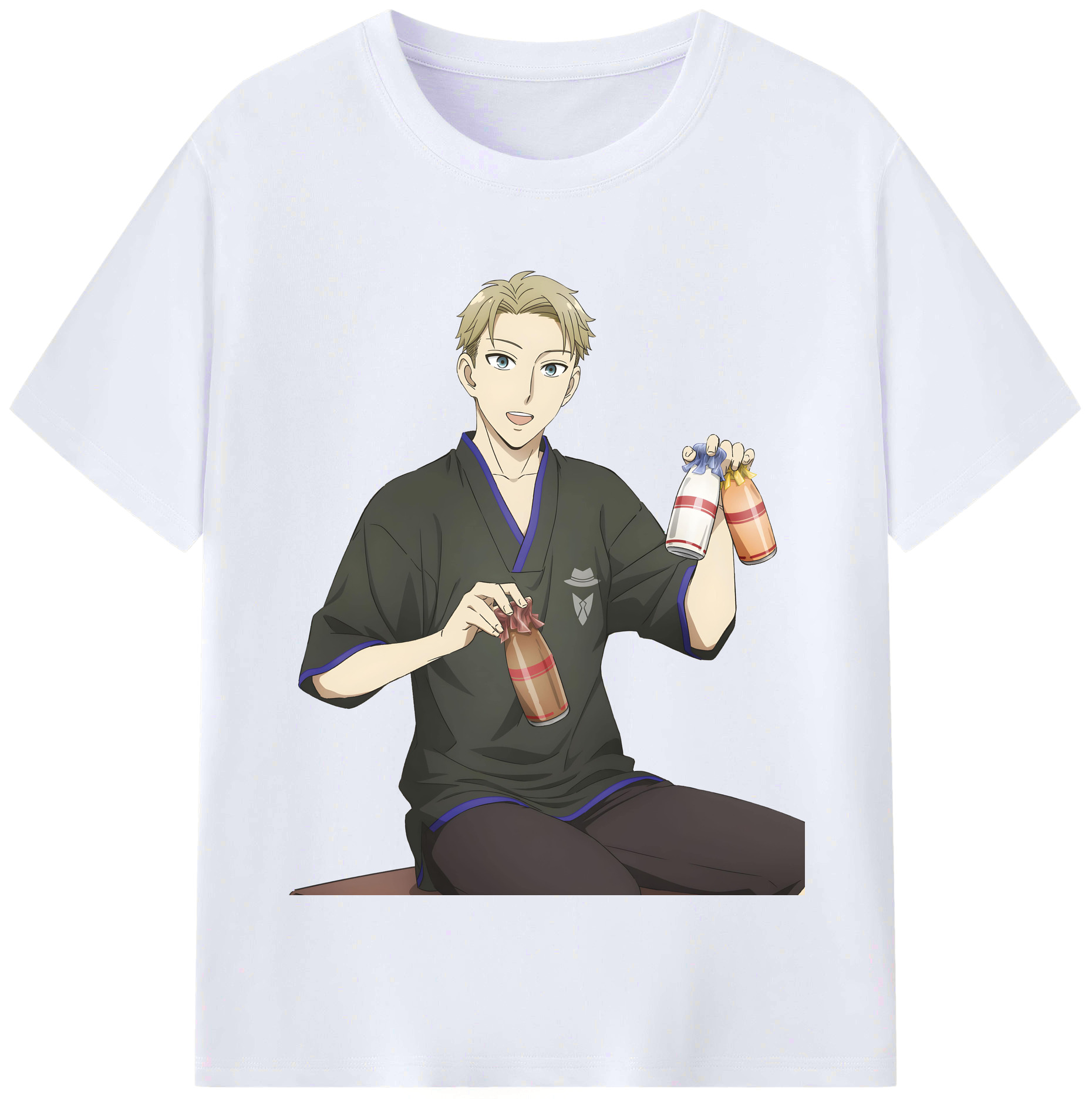 （画像用） SPY×FAMILY间谍家家酒 レディースカジュアルプリントTシャツ（綿100％）