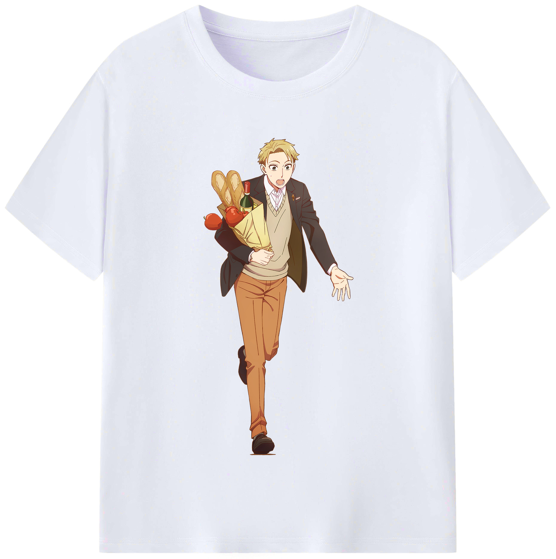 （画像用） SPY×FAMILY间谍家家酒 レディースカジュアルプリントTシャツ（綿100％）