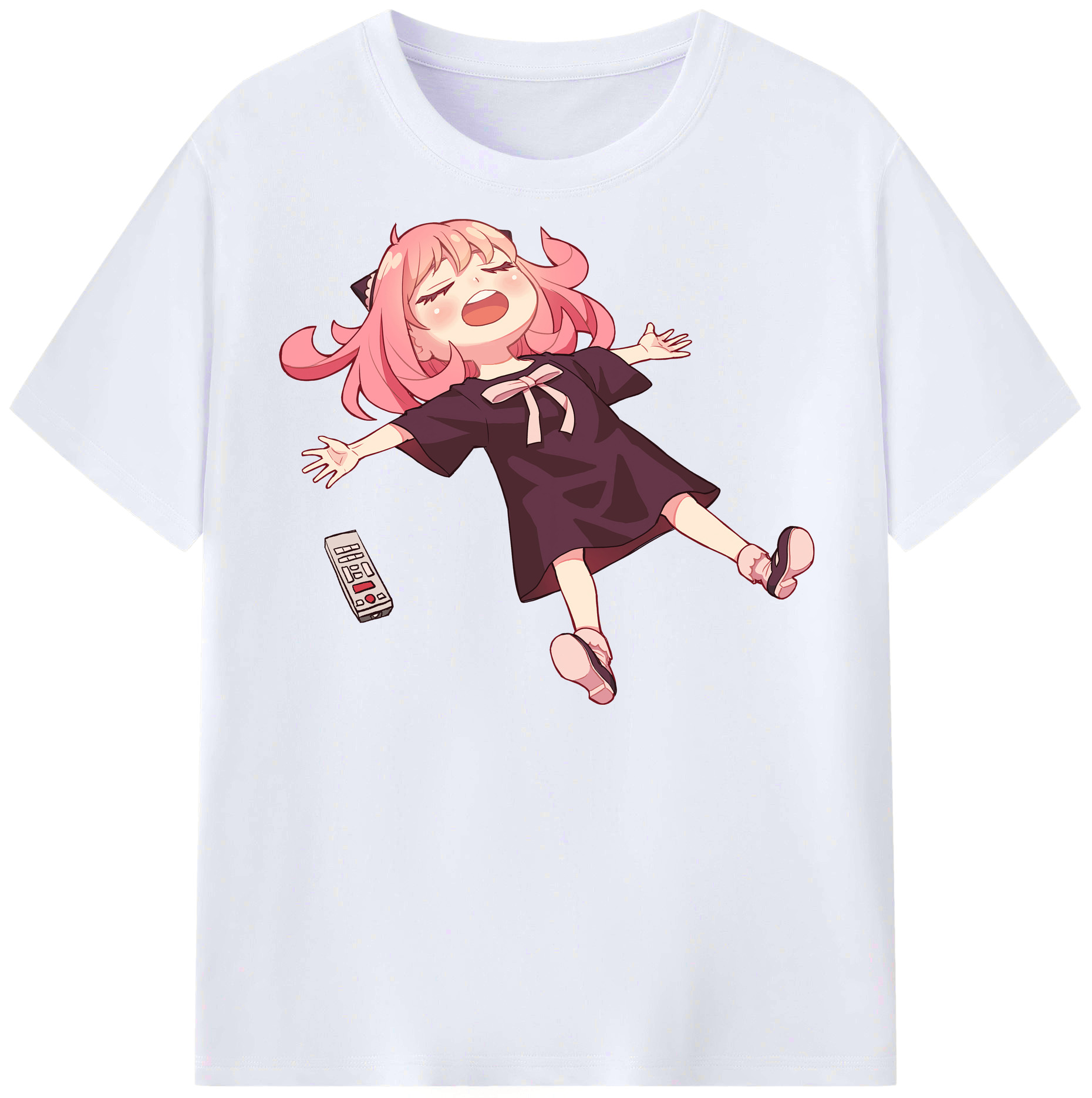 （画像用） SPY×FAMILY间谍家家酒 レディースカジュアルプリントTシャツ（綿100％）