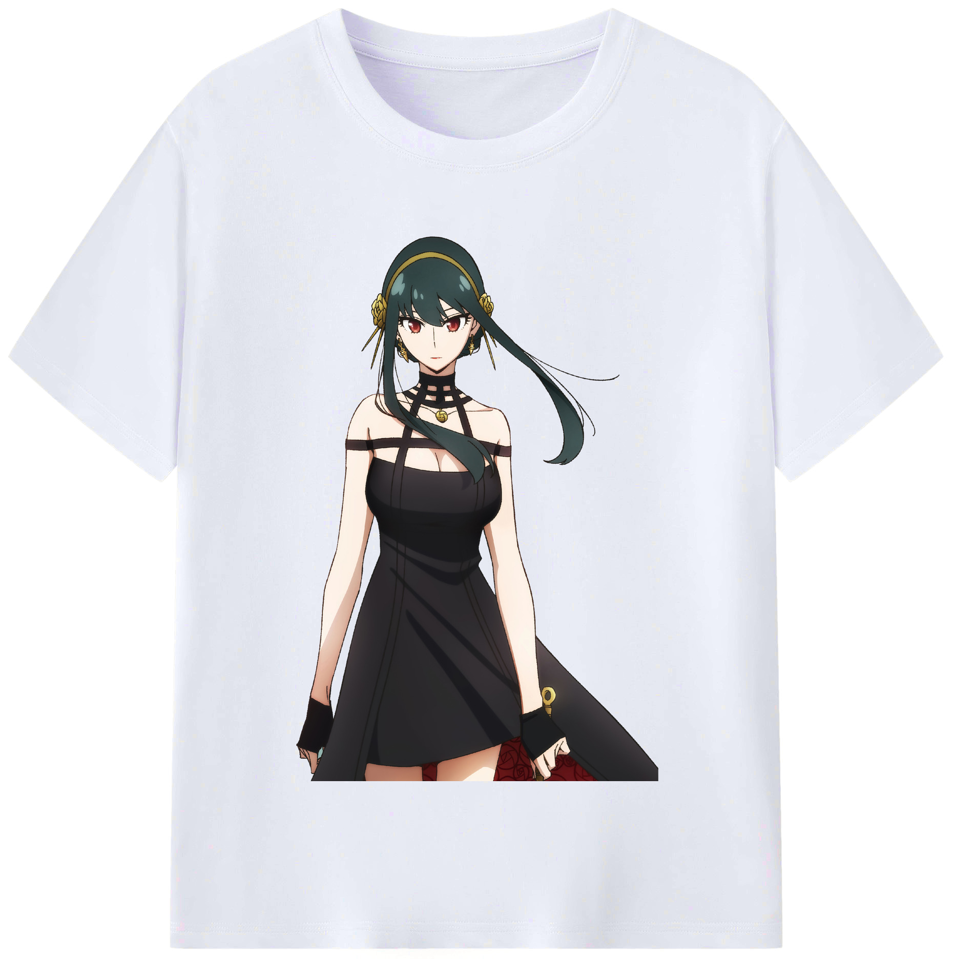 （画像用） SPY×FAMILY间谍家家酒 レディースカジュアルプリントTシャツ（綿100％）