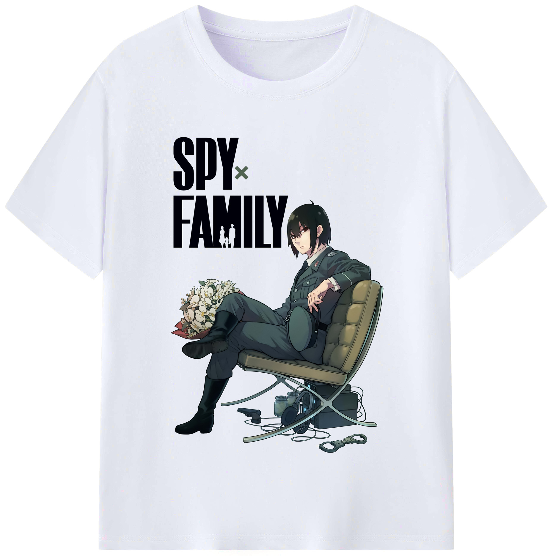 （画像用） SPY×FAMILY间谍家家酒 レディースカジュアルプリントTシャツ（綿100％）