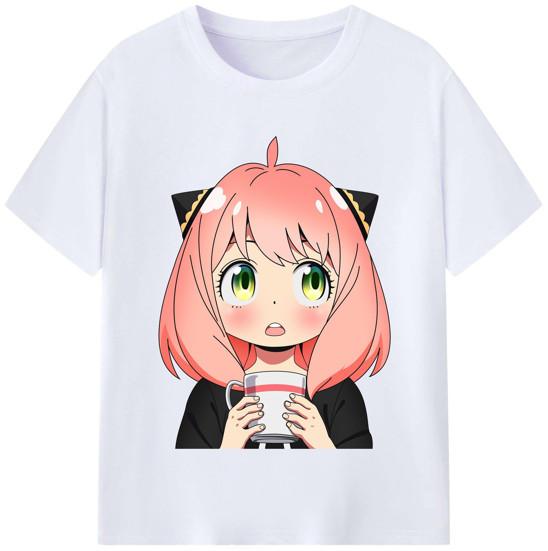 （画像用） SPY×FAMILY间谍家家酒 レディースカジュアルプリントTシャツ（綿100％）