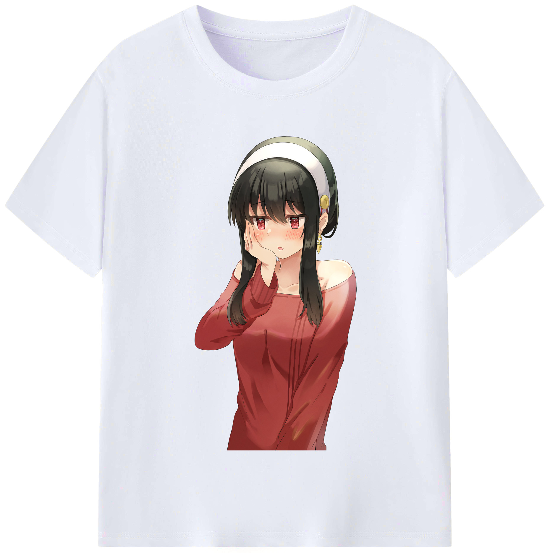 （画像用） SPY×FAMILY间谍家家酒 レディースカジュアルプリントTシャツ（綿100％）