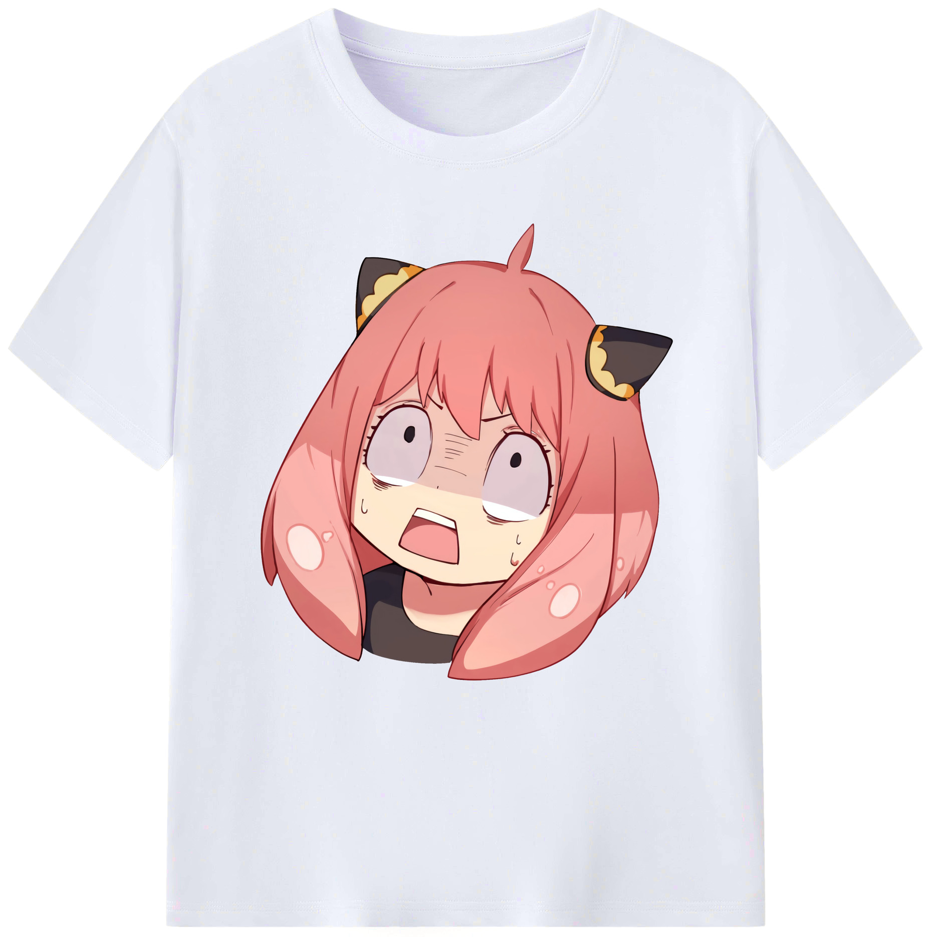 （画像用） SPY×FAMILY间谍家家酒 レディースカジュアルプリントTシャツ（綿100％）