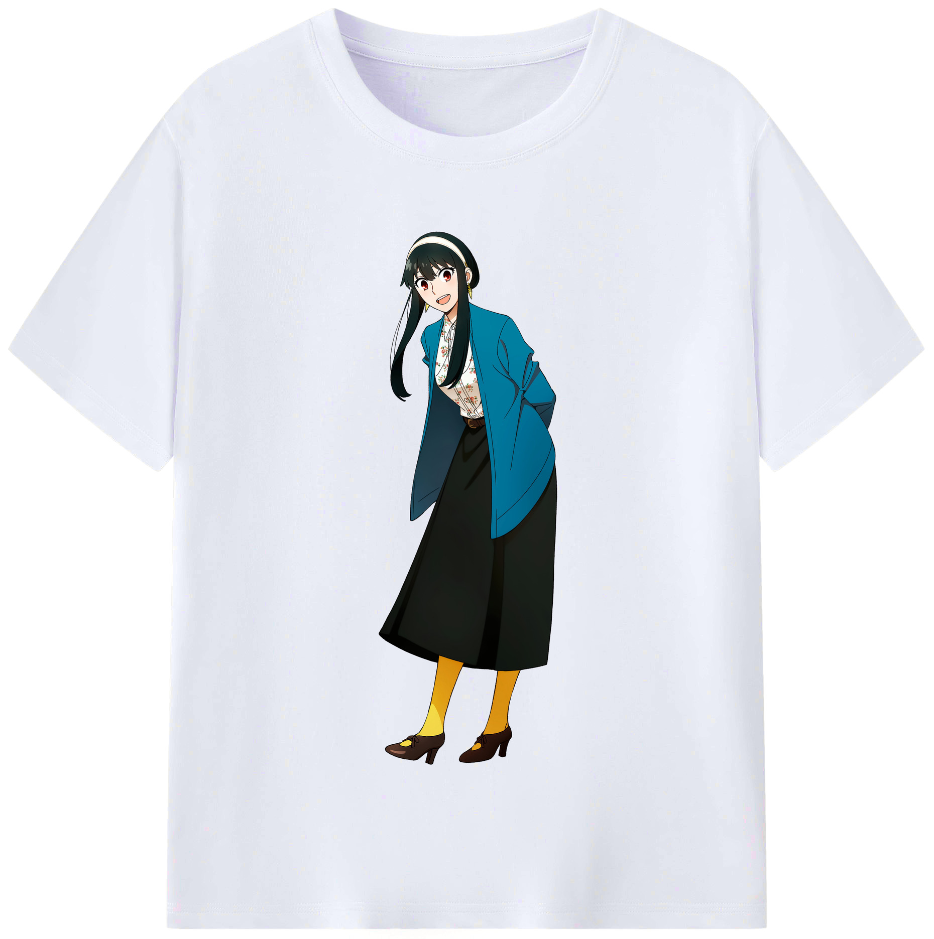 （画像用） SPY×FAMILY间谍家家酒 レディースカジュアルプリントTシャツ（綿100％）