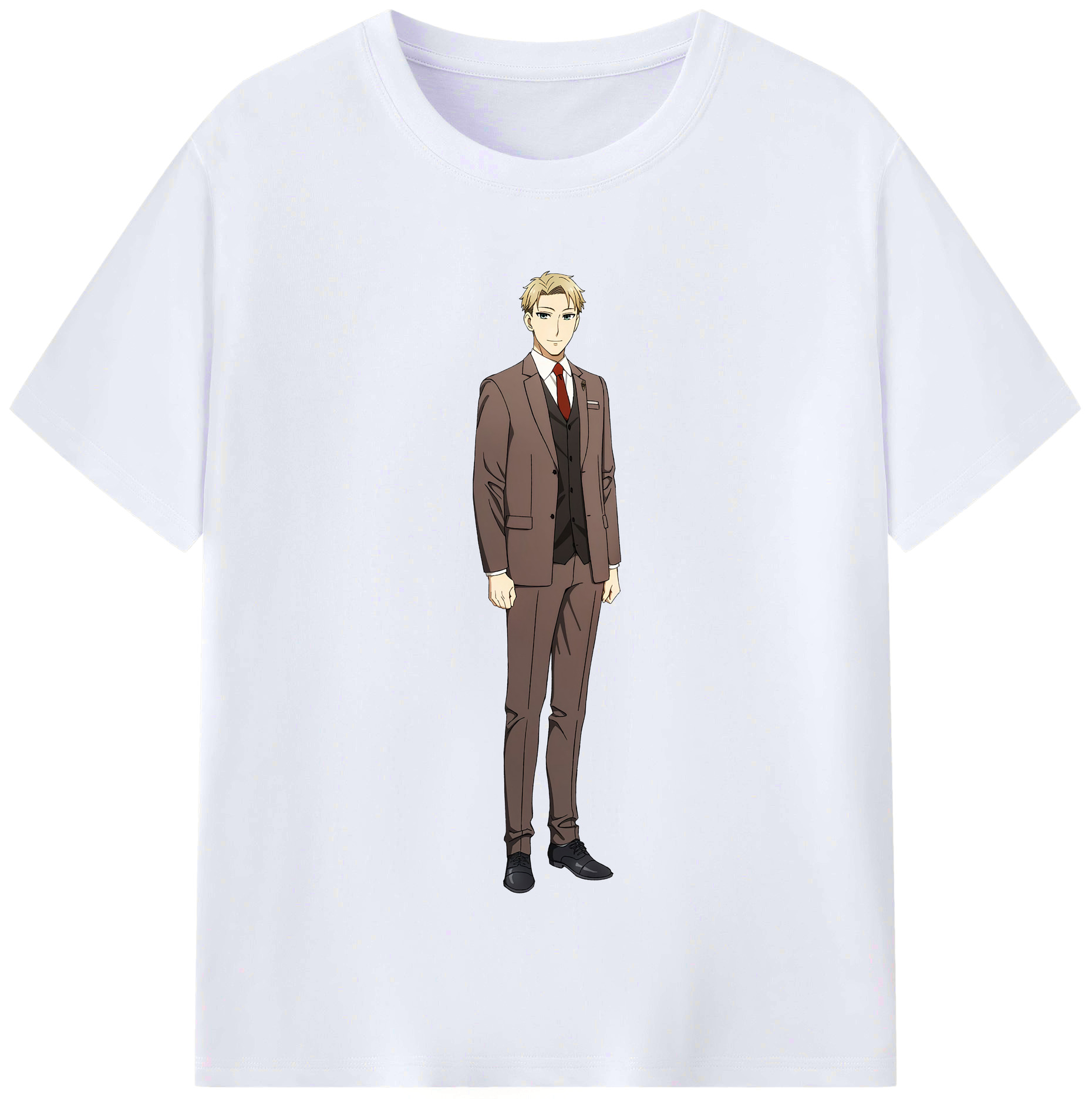 （画像用） SPY×FAMILY间谍家家酒 レディースカジュアルプリントTシャツ（綿100％）
