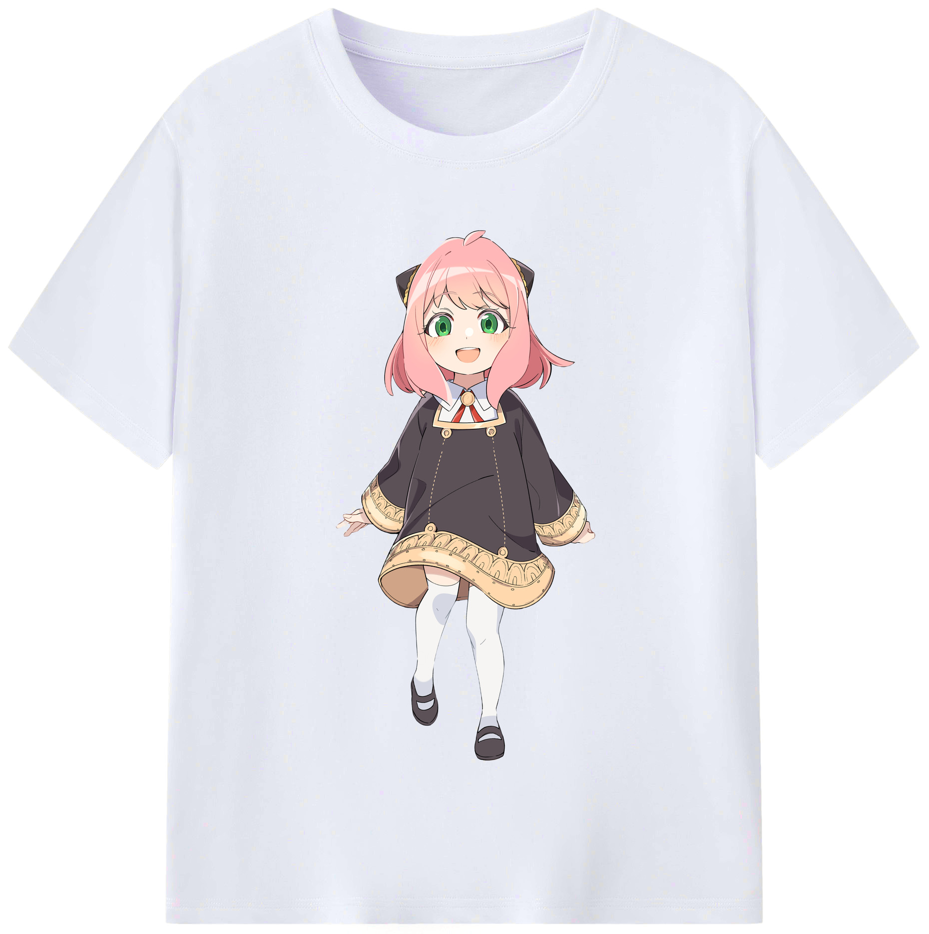 （画像用） SPY×FAMILY间谍家家酒 レディースカジュアルプリントTシャツ（綿100％）