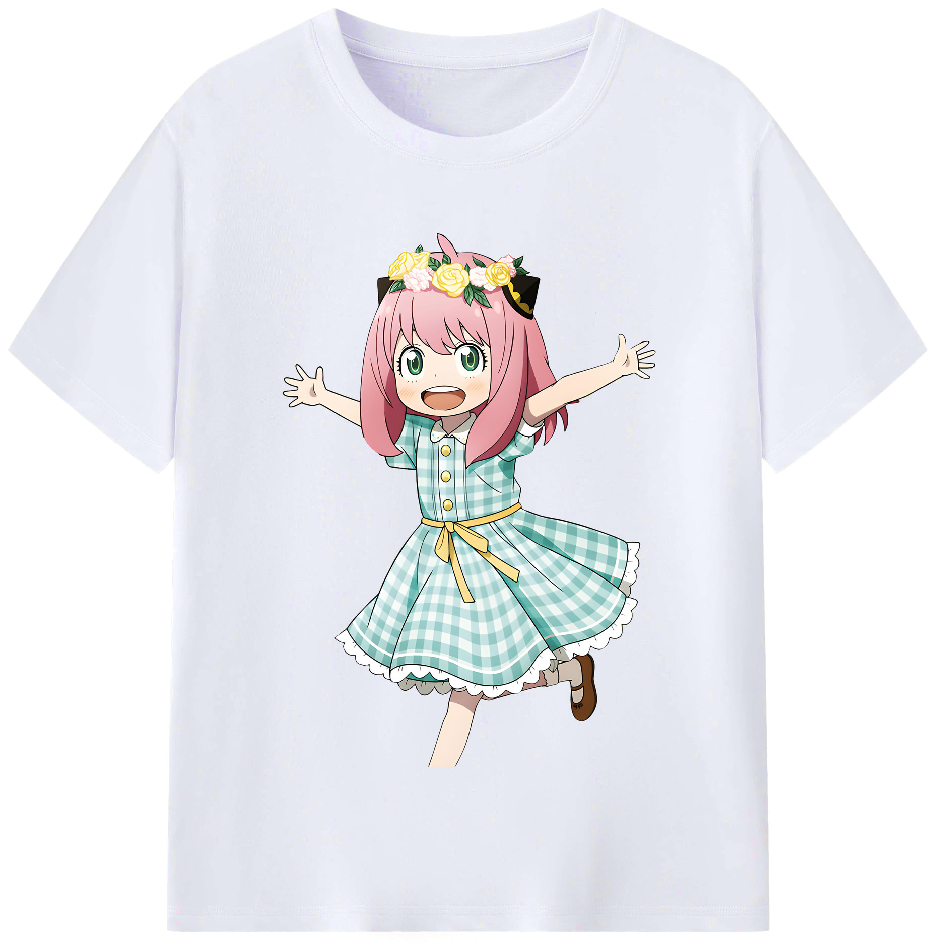 （画像用） SPY×FAMILY间谍家家酒 レディースカジュアルプリントTシャツ（綿100％）