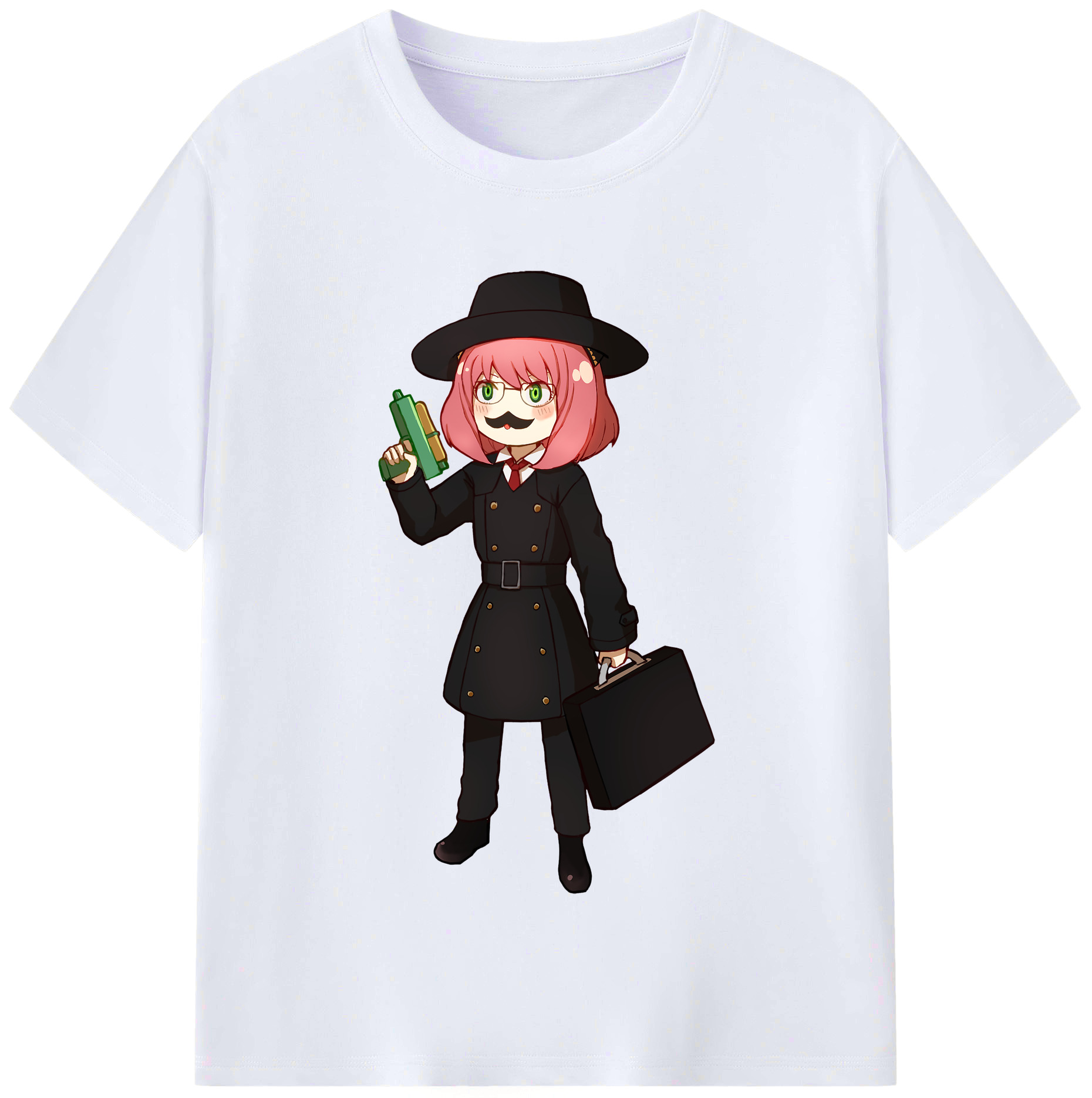 （画像用） SPY×FAMILY间谍家家酒 レディースカジュアルプリントTシャツ（綿100％）