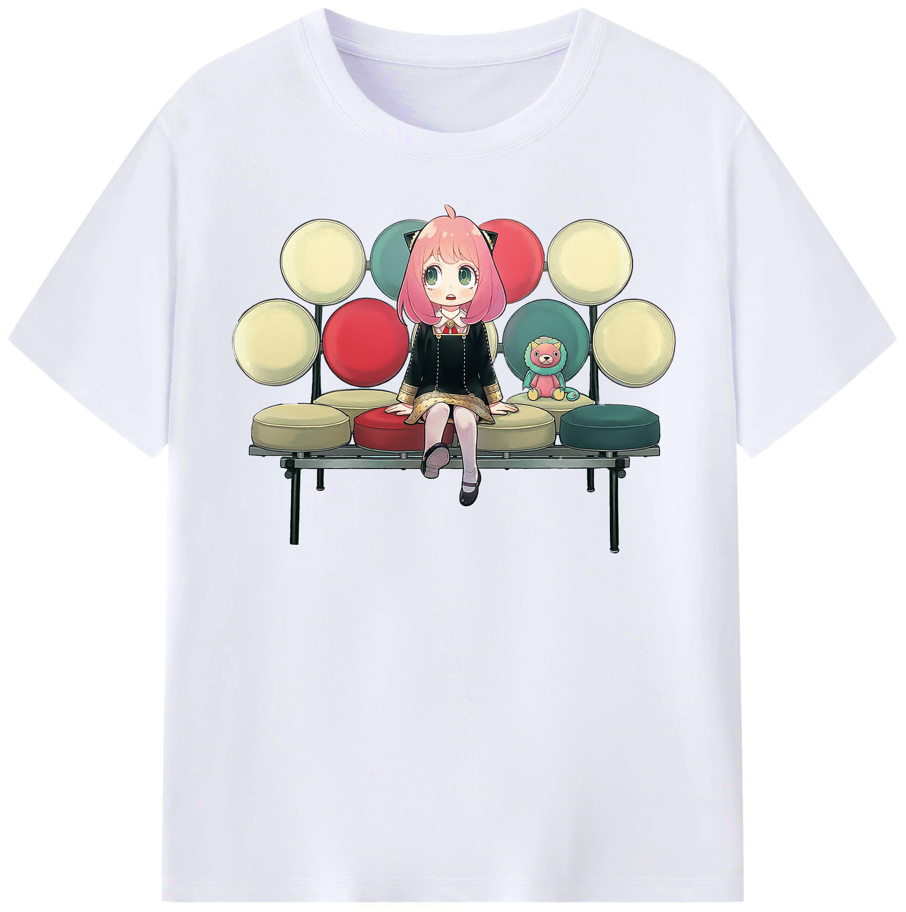 （画像用） SPY×FAMILY间谍家家酒 レディースカジュアルプリントTシャツ（綿100％）