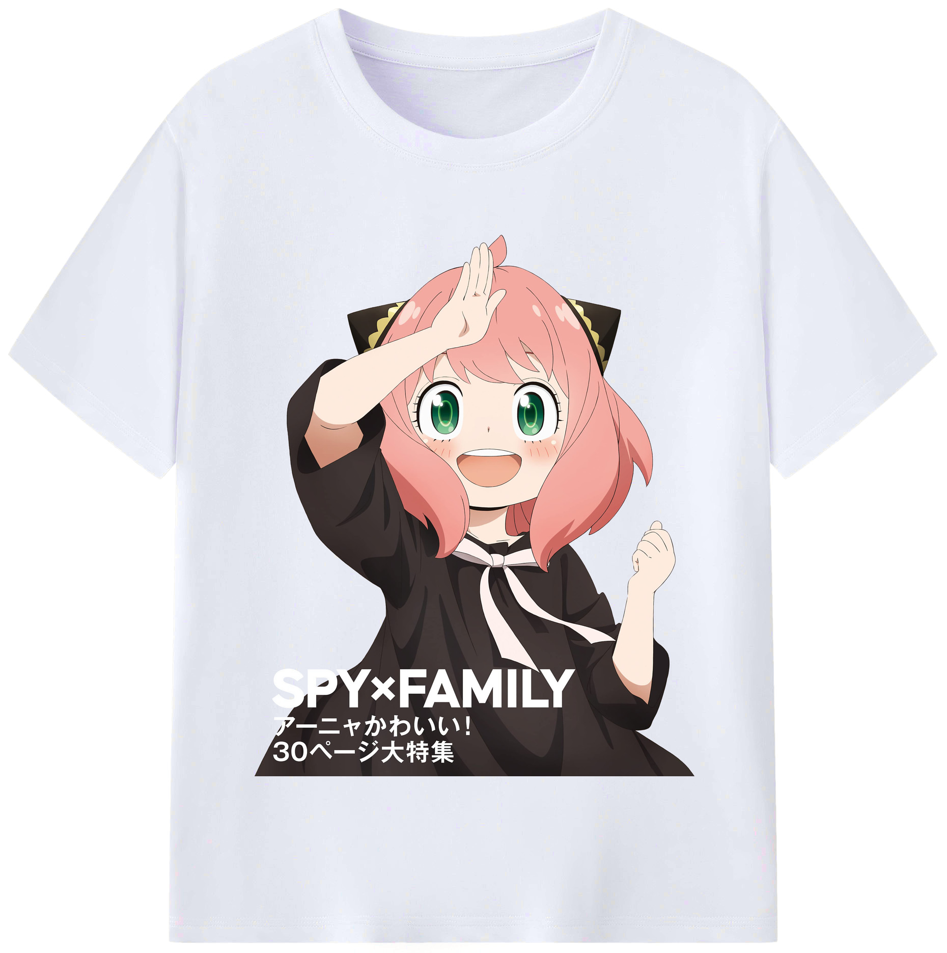 （画像用） SPY×FAMILY间谍家家酒 レディースカジュアルプリントTシャツ（綿100％）