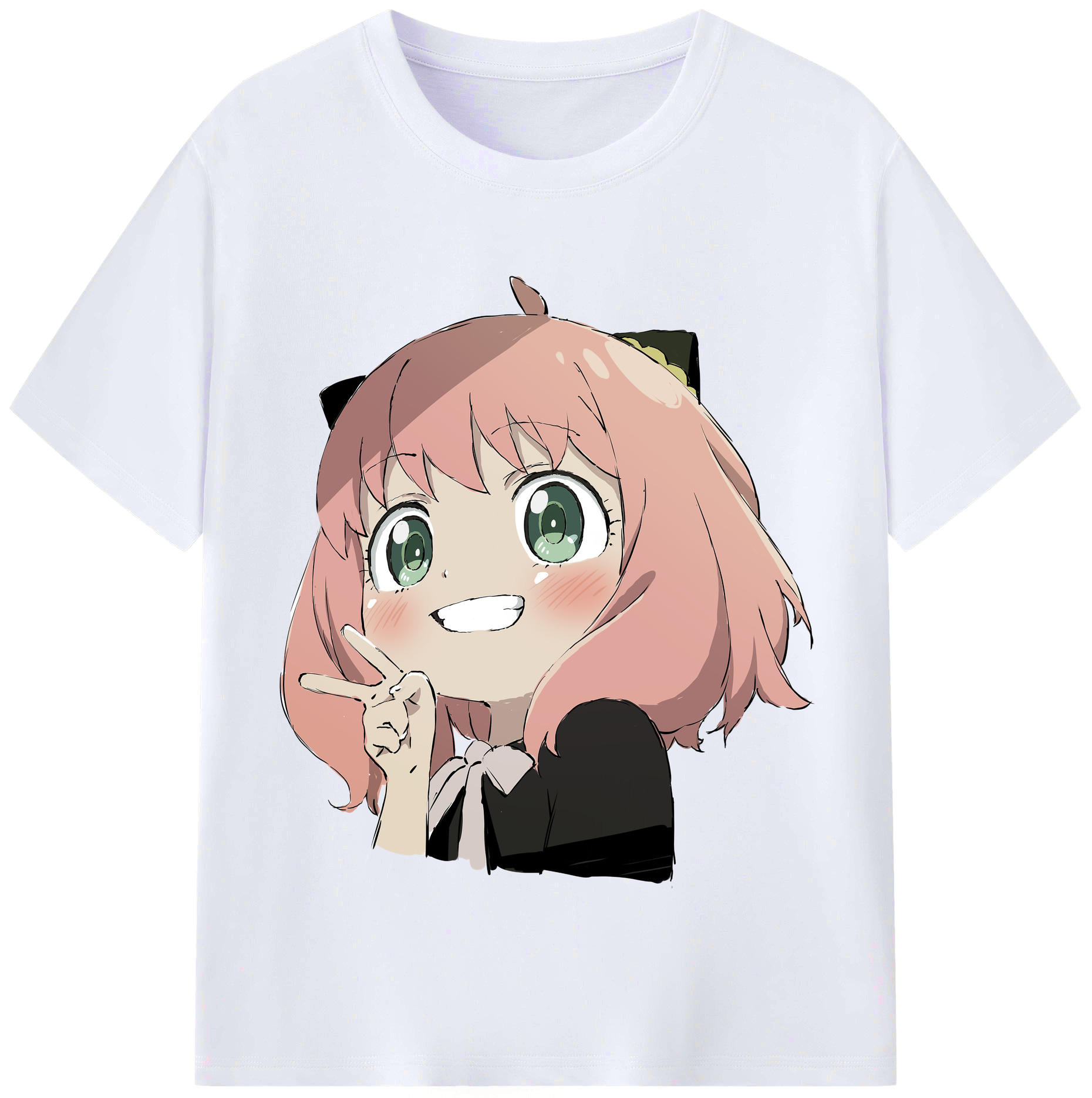 （画像用） SPY×FAMILY间谍家家酒 レディースカジュアルプリントTシャツ（綿100％）