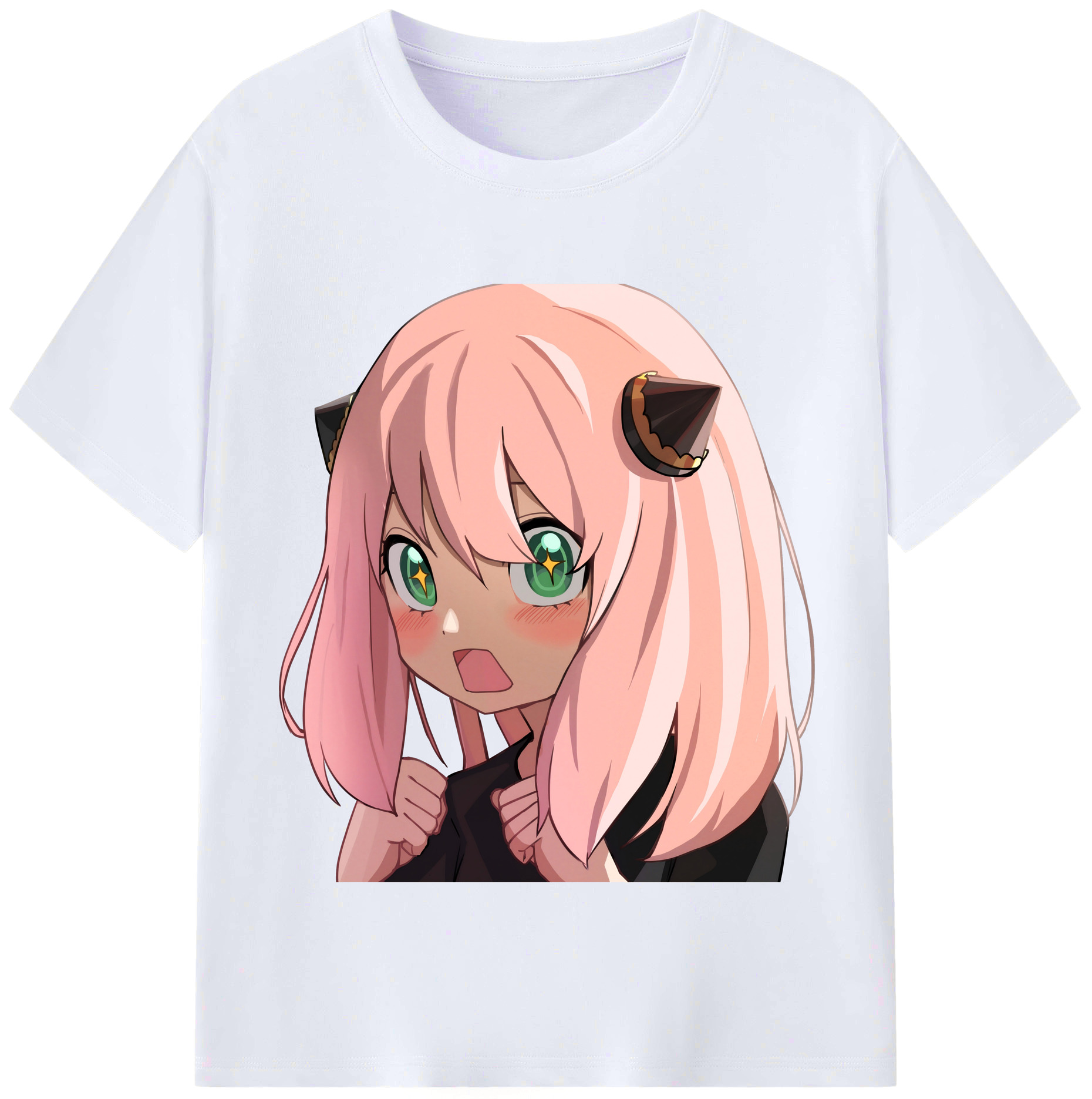 （画像用） SPY×FAMILY间谍家家酒 レディースカジュアルプリントTシャツ（綿100％）