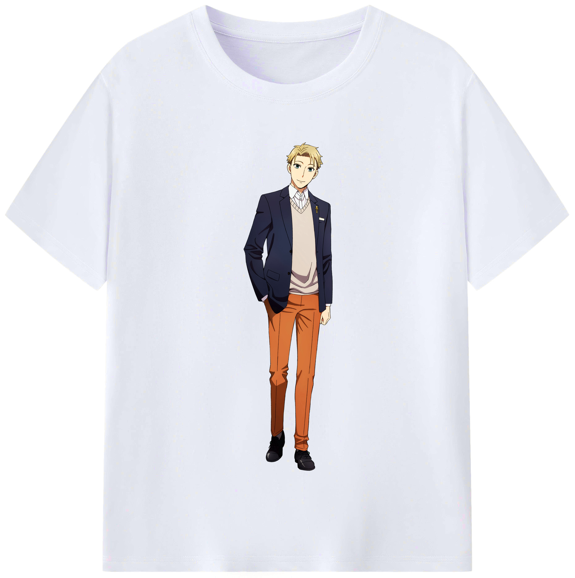 （画像用） SPY×FAMILY间谍家家酒 レディースカジュアルプリントTシャツ（綿100％）