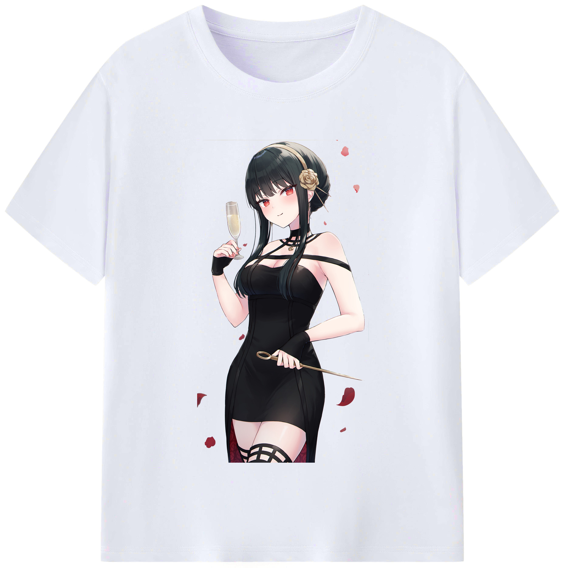 （画像用） SPY×FAMILY间谍家家酒 レディースカジュアルプリントTシャツ（綿100％）