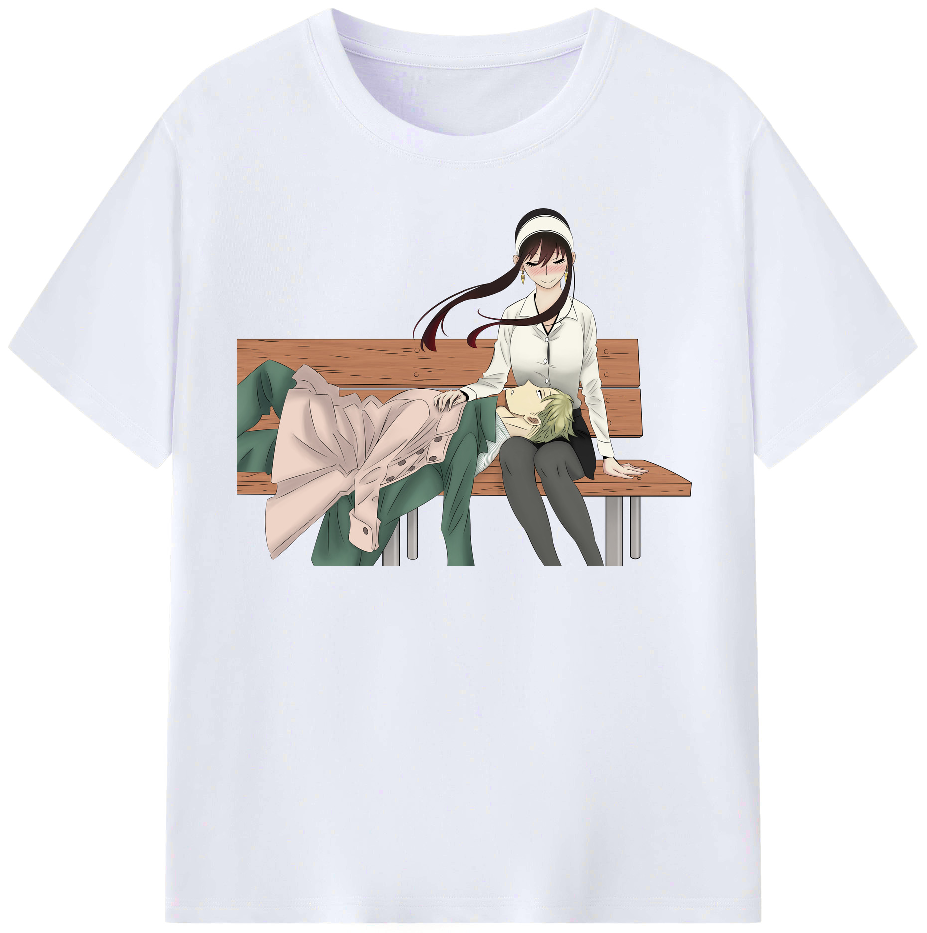 （画像用） SPY×FAMILY间谍家家酒 レディースカジュアルプリントTシャツ（綿100％）