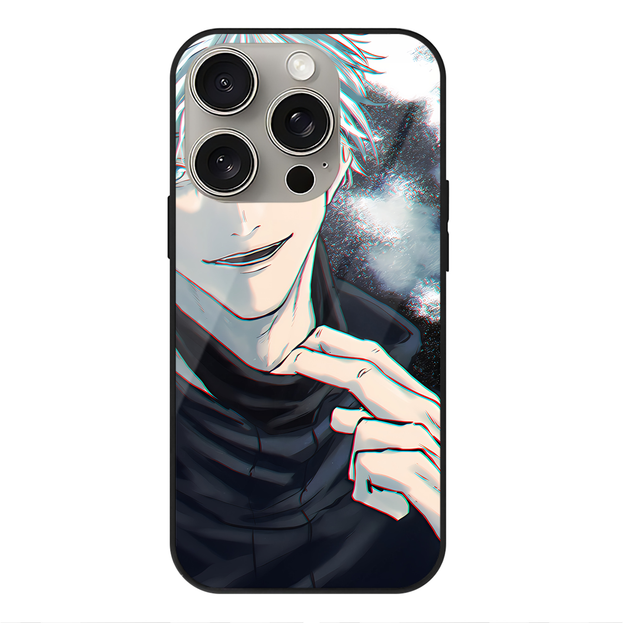 （画像用） SPY×FAMILY间谍家家酒 【iPhone15Pro対応】スマホケース 耐衝撃＆黄変防止 背面ガラス