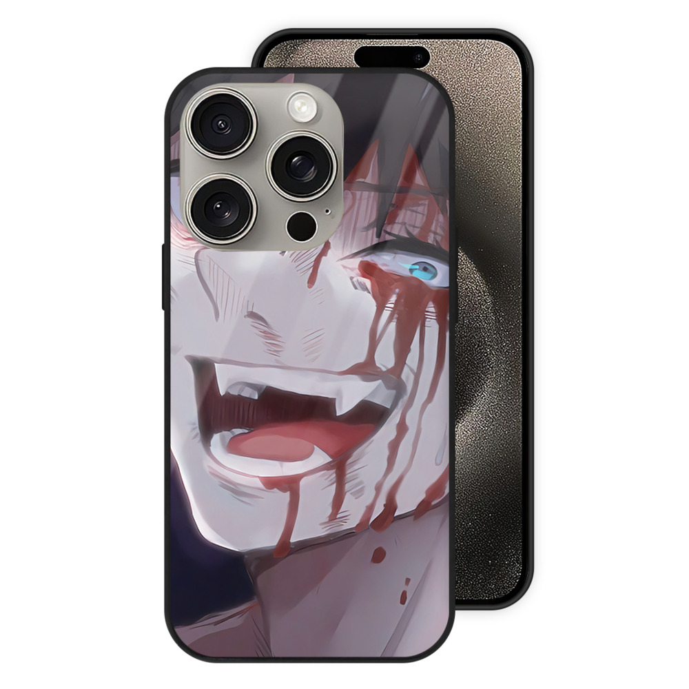 （画像用） SPY×FAMILY间谍家家酒 【iPhone15Pro対応】スマホケース 耐衝撃＆黄変防止 背面ガラス