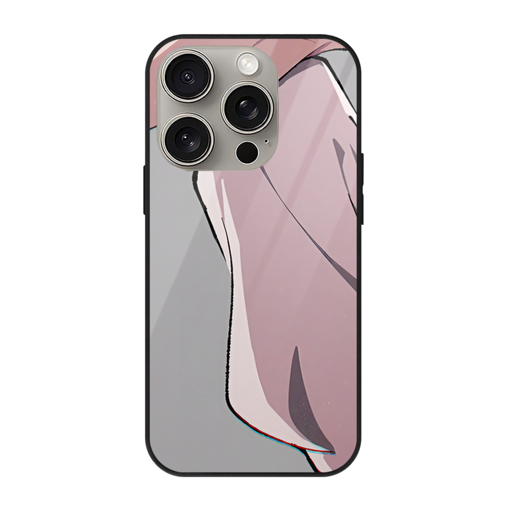 （画像用） SPY×FAMILY间谍家家酒 【iPhone15Pro対応】スマホケース 耐衝撃＆黄変防止 背面ガラス