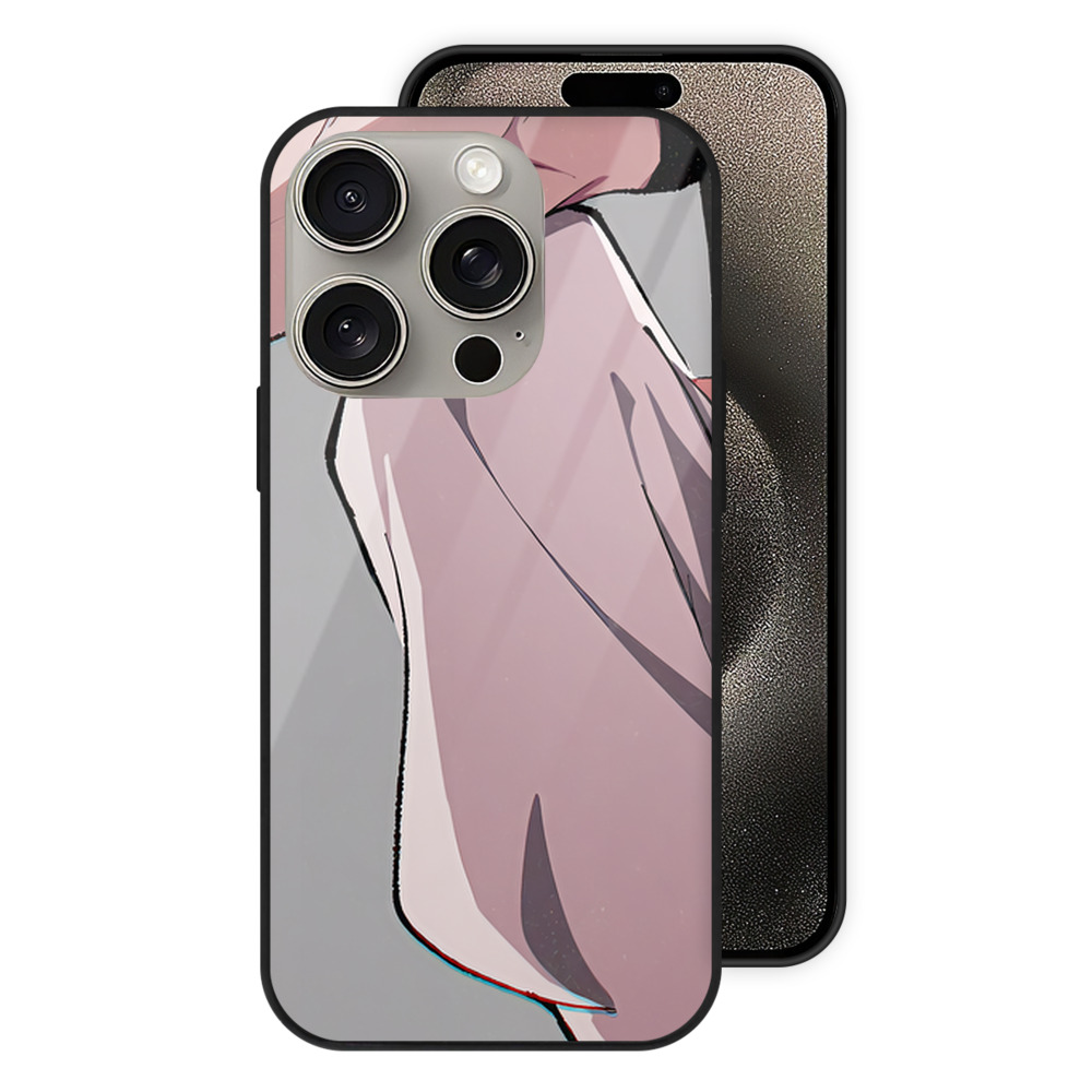 （画像用） SPY×FAMILY间谍家家酒 【iPhone15Pro対応】スマホケース 耐衝撃＆黄変防止 背面ガラス