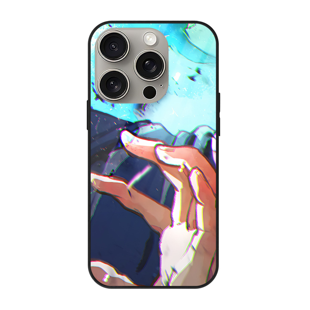 （画像用） SPY×FAMILY间谍家家酒 【iPhone15Pro対応】スマホケース 耐衝撃＆黄変防止 背面ガラス