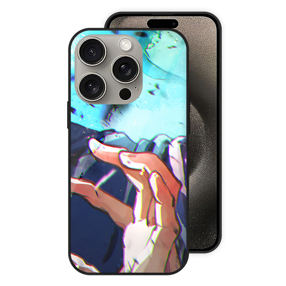 （画像用） SPY×FAMILY间谍家家酒 【iPhone15Pro対応】スマホケース 耐衝撃＆黄変防止 背面ガラス