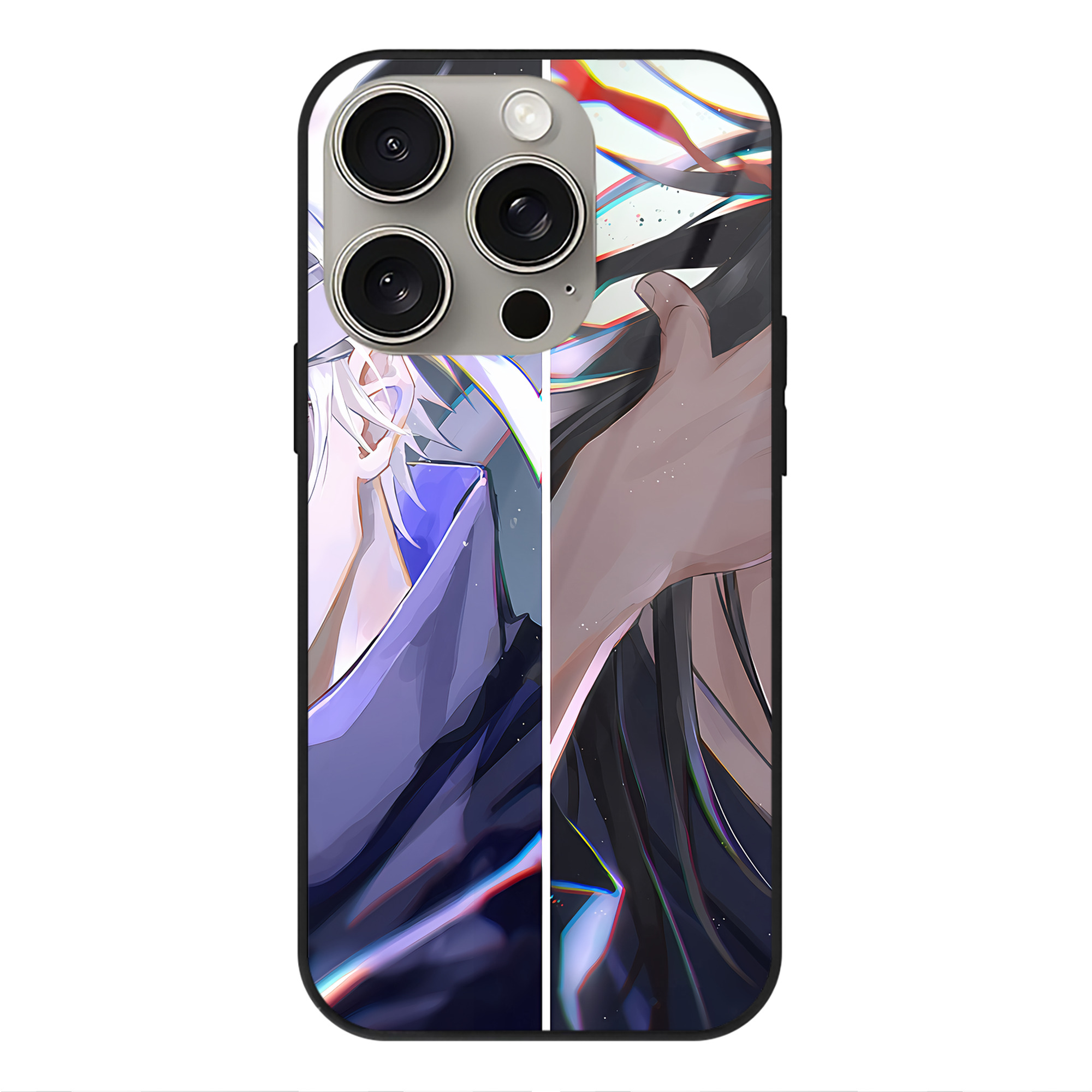 （画像用） SPY×FAMILY间谍家家酒 【iPhone15Pro対応】スマホケース 耐衝撃＆黄変防止 背面ガラス