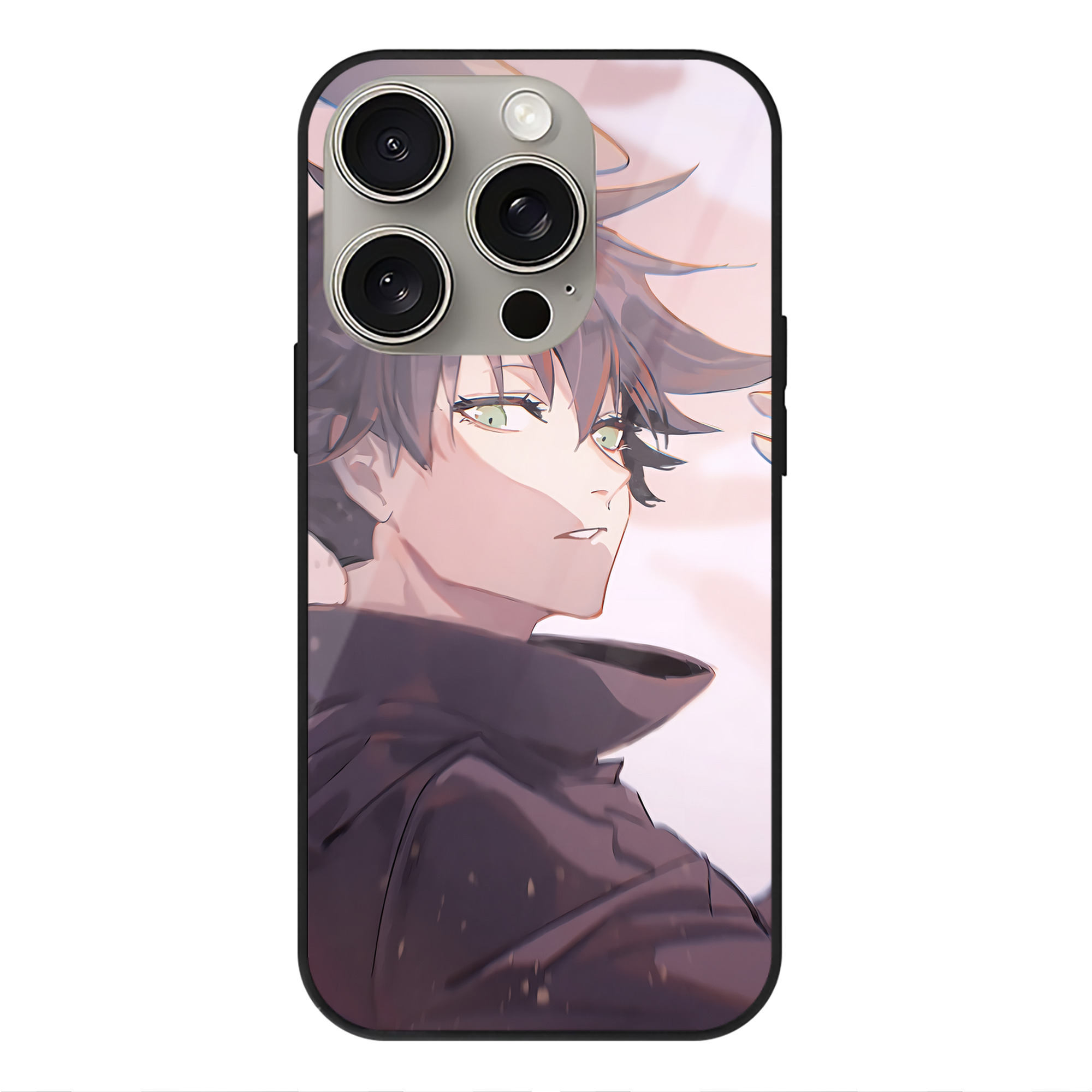 （画像用） SPY×FAMILY间谍家家酒 【iPhone15Pro対応】スマホケース 耐衝撃＆黄変防止 背面ガラス