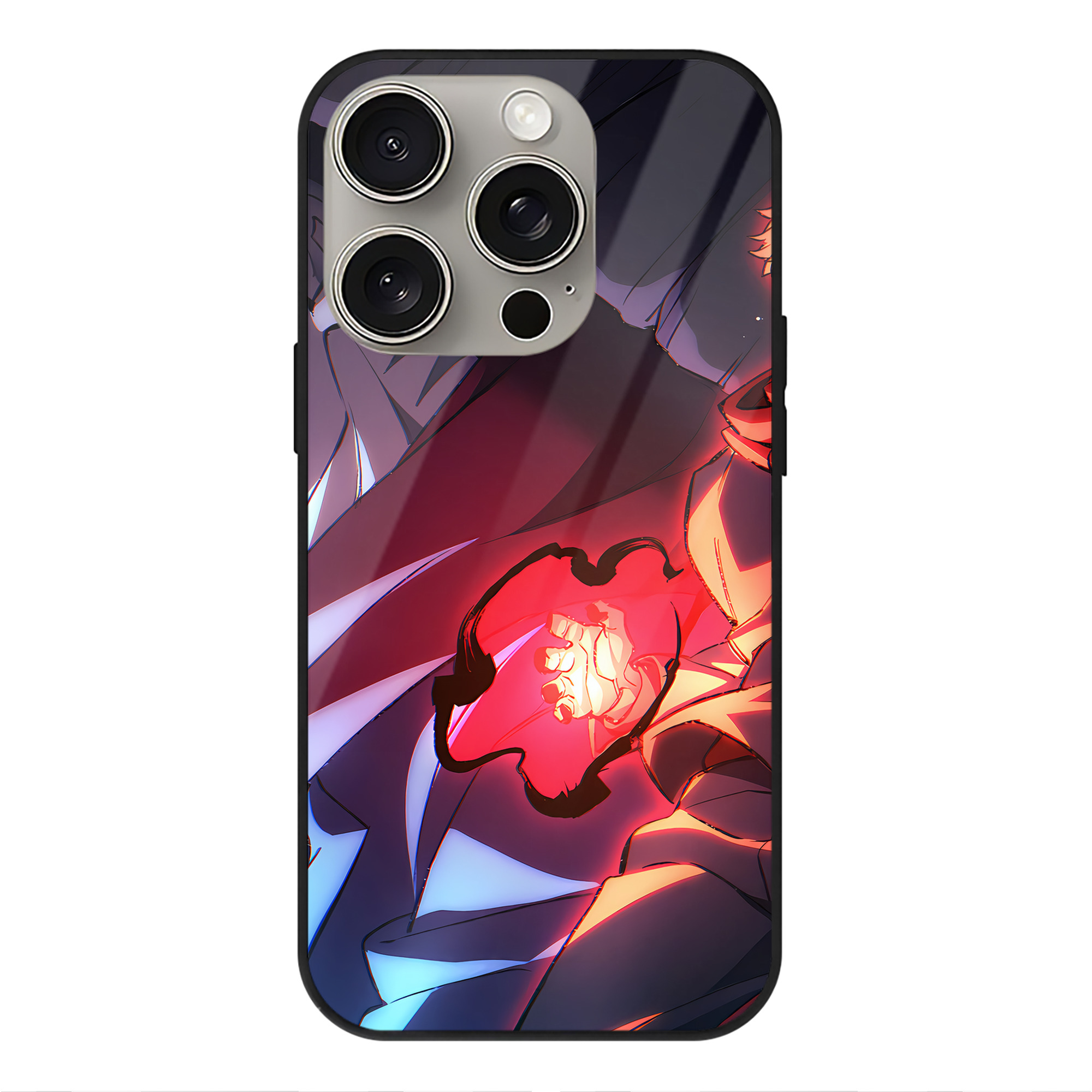 （画像用） SPY×FAMILY间谍家家酒 【iPhone15Pro対応】スマホケース 耐衝撃＆黄変防止 背面ガラス