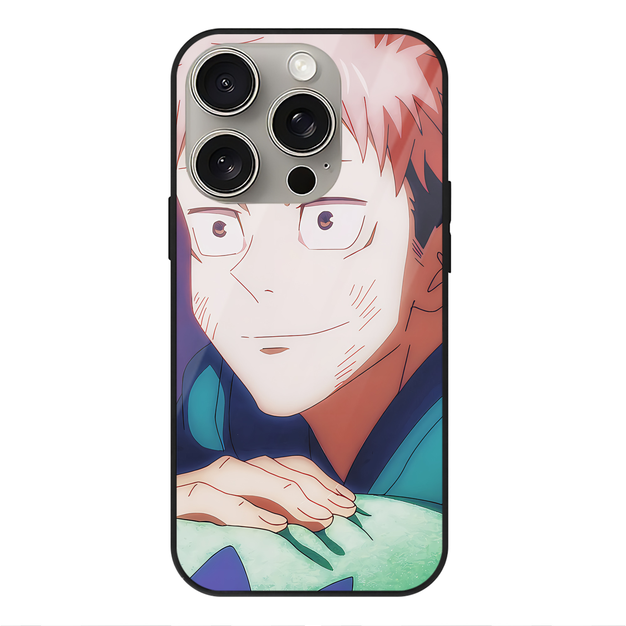 （画像用） SPY×FAMILY间谍家家酒 【iPhone15Pro対応】スマホケース 耐衝撃＆黄変防止 背面ガラス